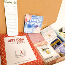 Load image into Gallery viewer, The Blind Date with TWO Books GIFT BOX (2 books + 4 mystery goodies)