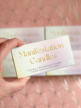 Load image into Gallery viewer, 3 Manifestation Spell Candles in a Box