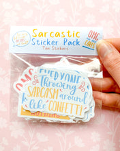 Load image into Gallery viewer, Sarcastic Sticker Pack Bundle - 10 Stickers