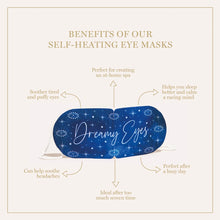 Load image into Gallery viewer, Self-Heating Eye Mask: Dreamy Eyes