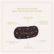 Load image into Gallery viewer, Self-Heating Eye Mask: Divine Eyes
