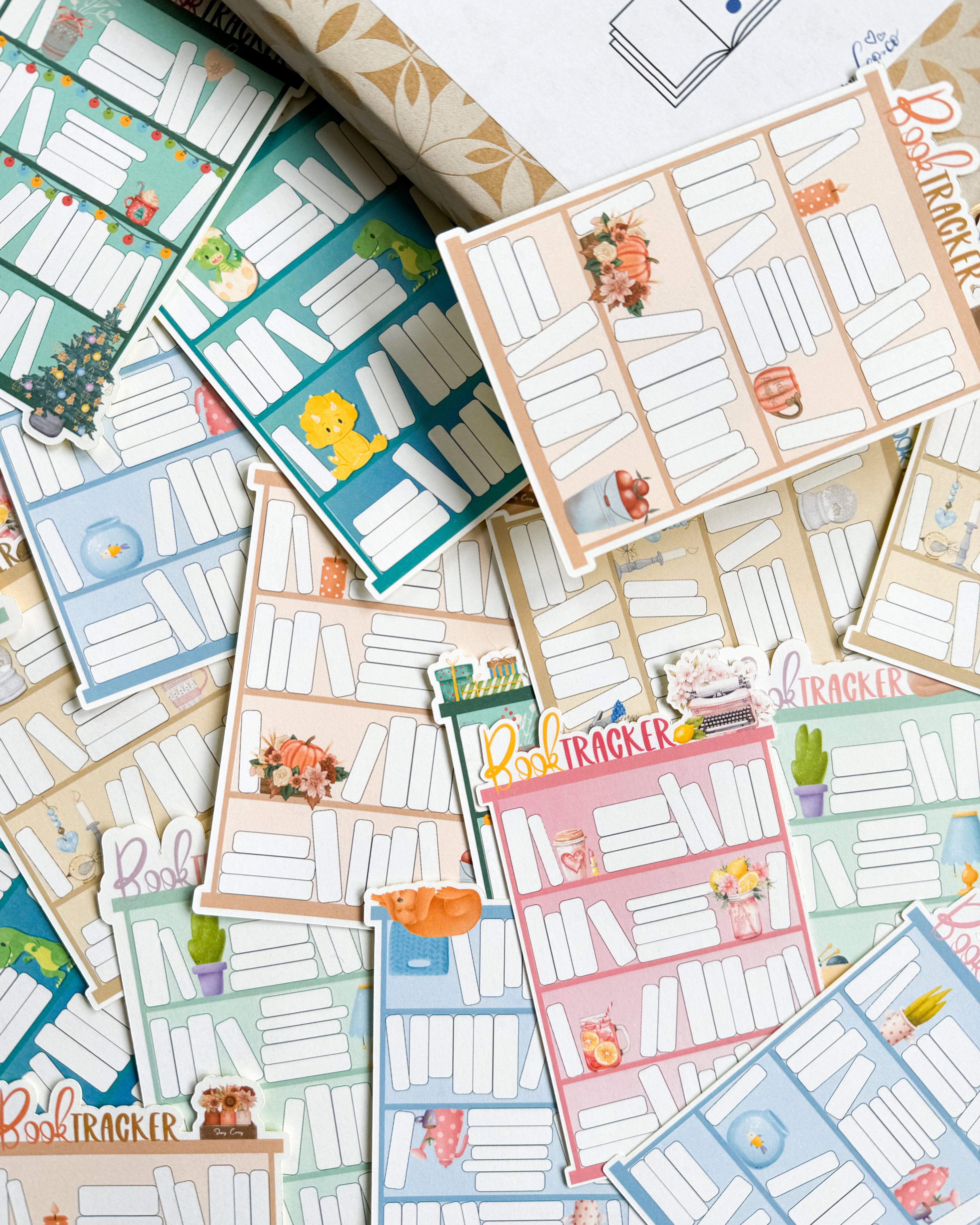 Book Tracker Sticker | Reading tracker for Kindles, planners and journals