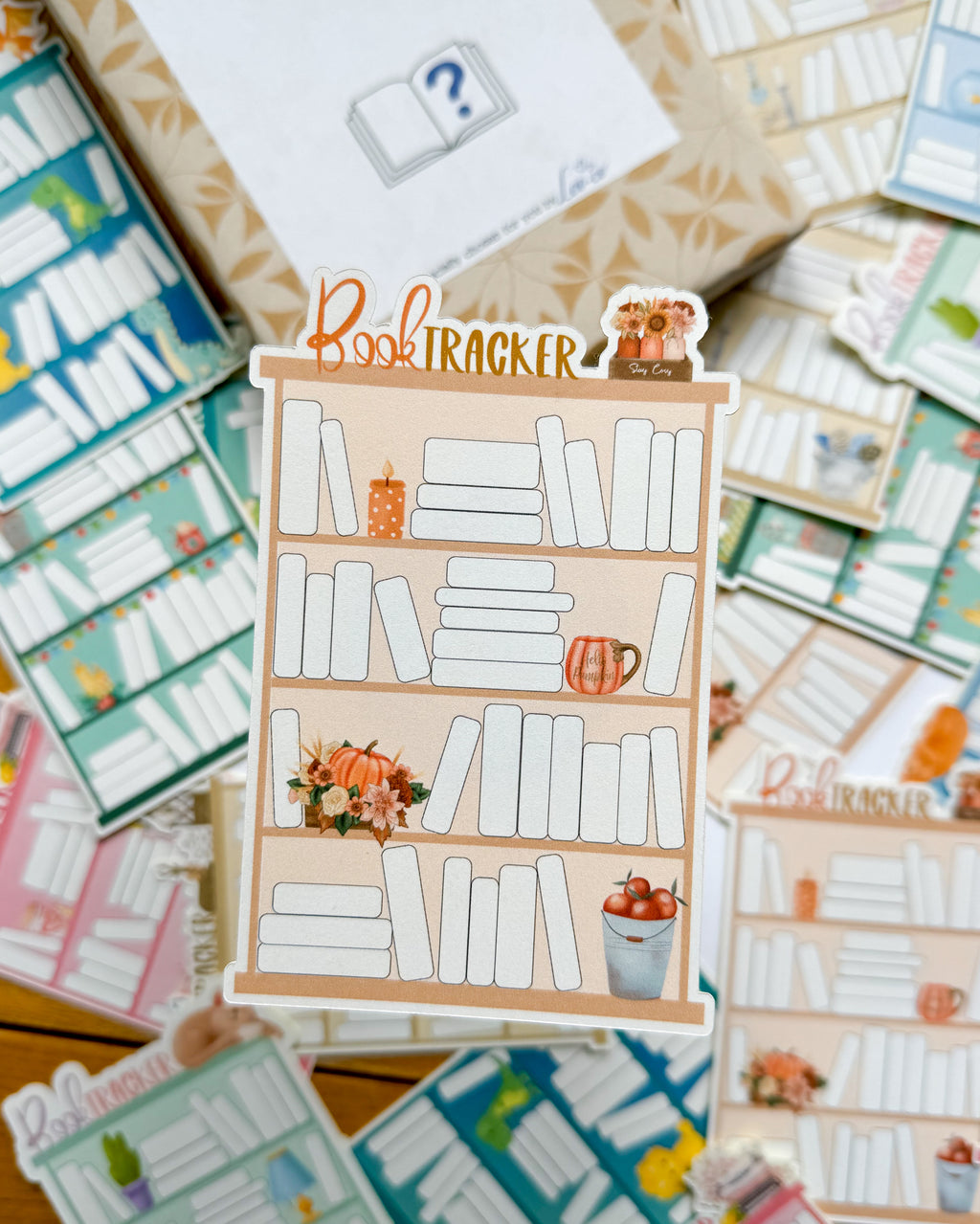 Book Tracker Sticker | Reading tracker for Kindles, planners and journals