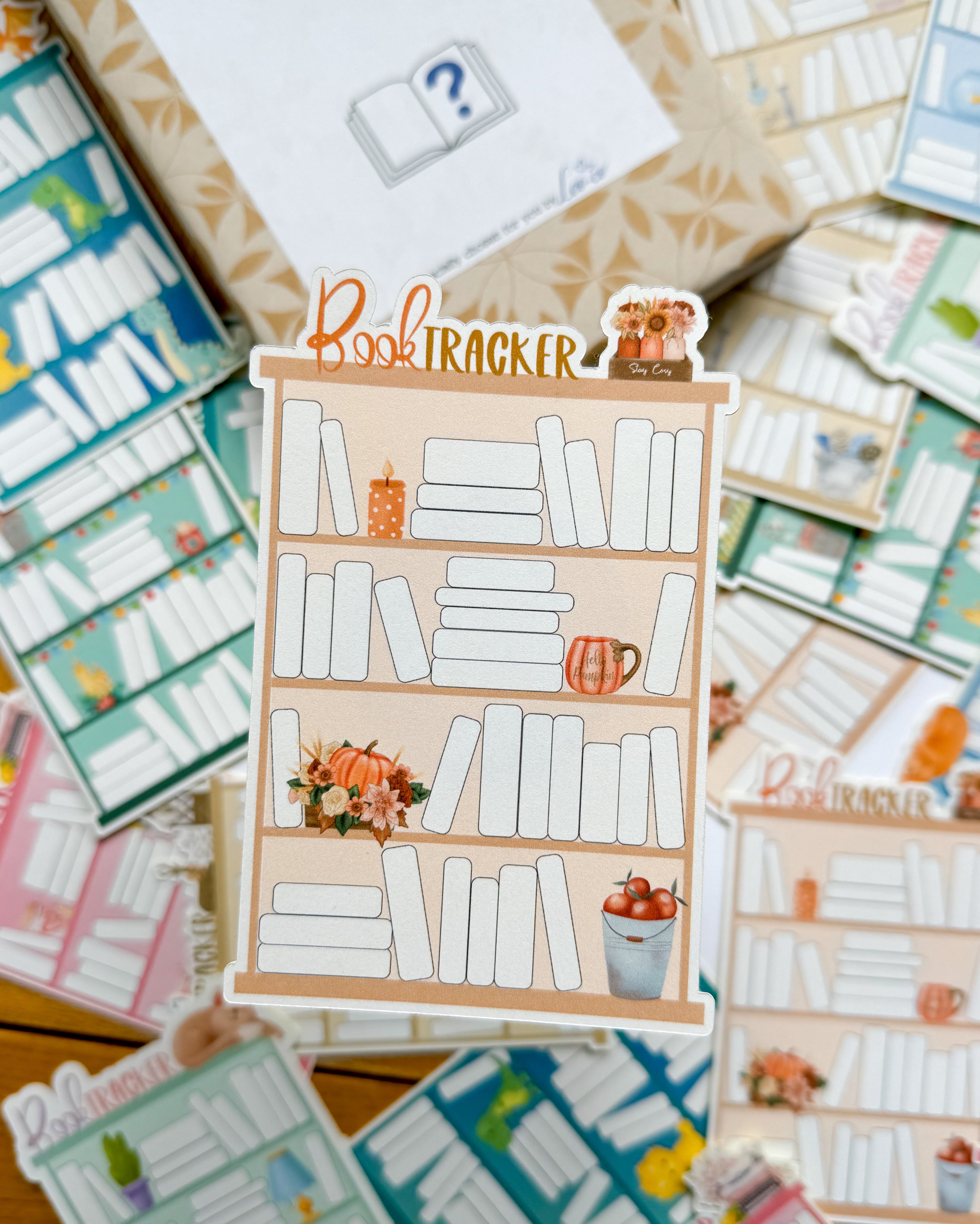 Book Tracker Sticker | Reading tracker for Kindles, planners and journals