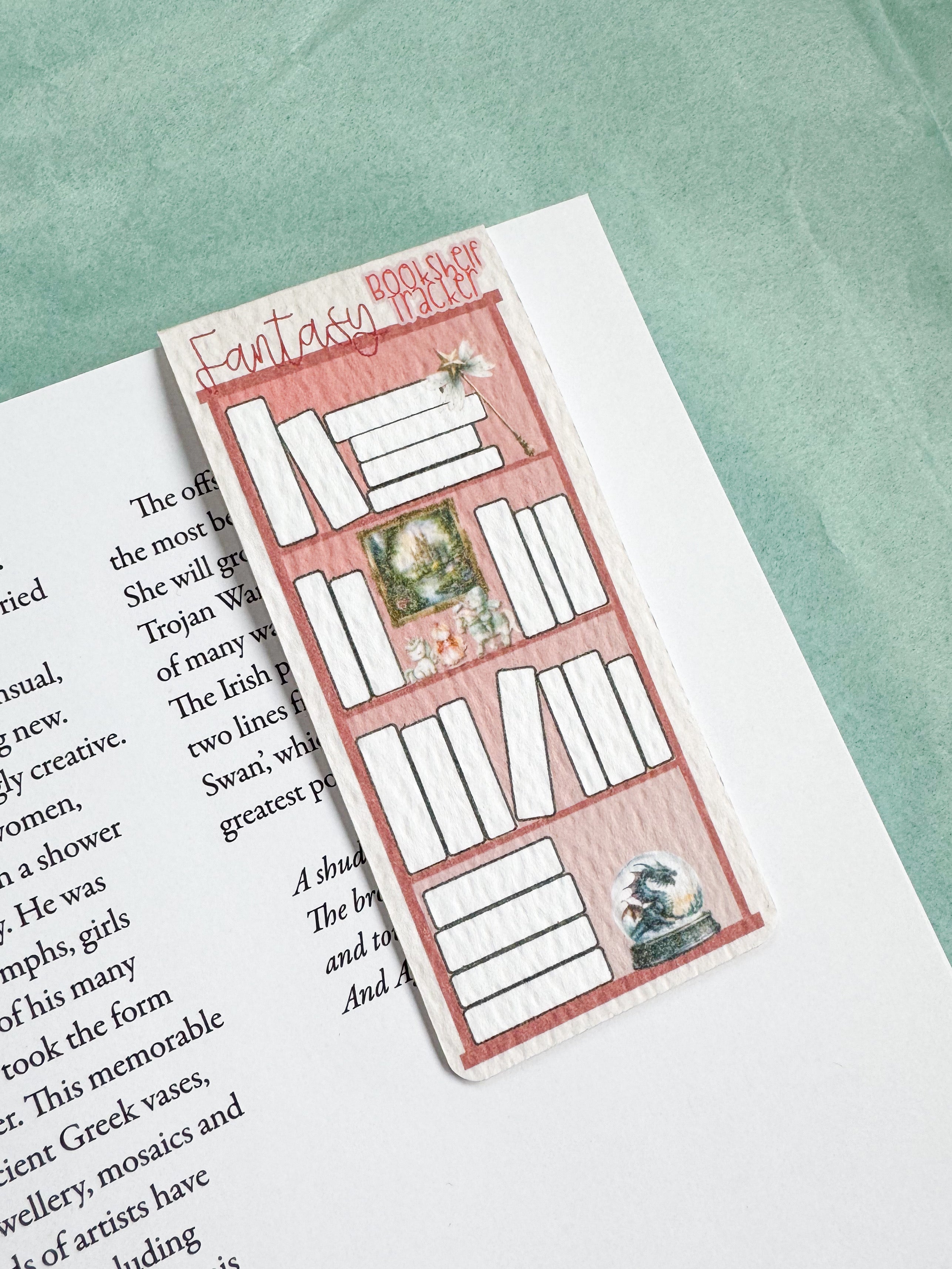 Magnetic Bookshelf Tracker Bookmark - Fantasy Genre