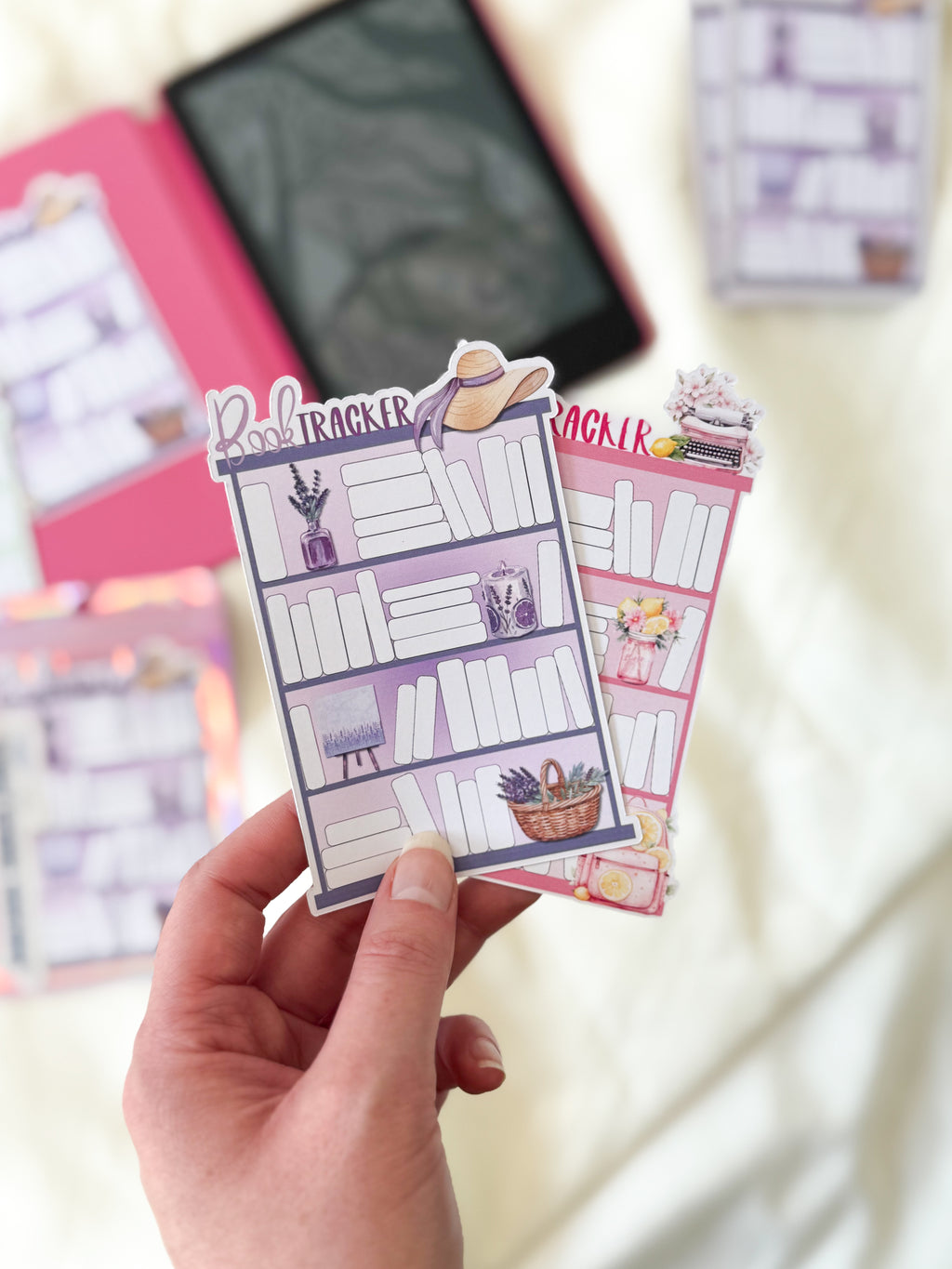 Book Tracker Sticker | Reading tracker for Kindles, planners and journals