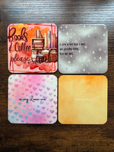 Load image into Gallery viewer, Books and Coffee Coaster
