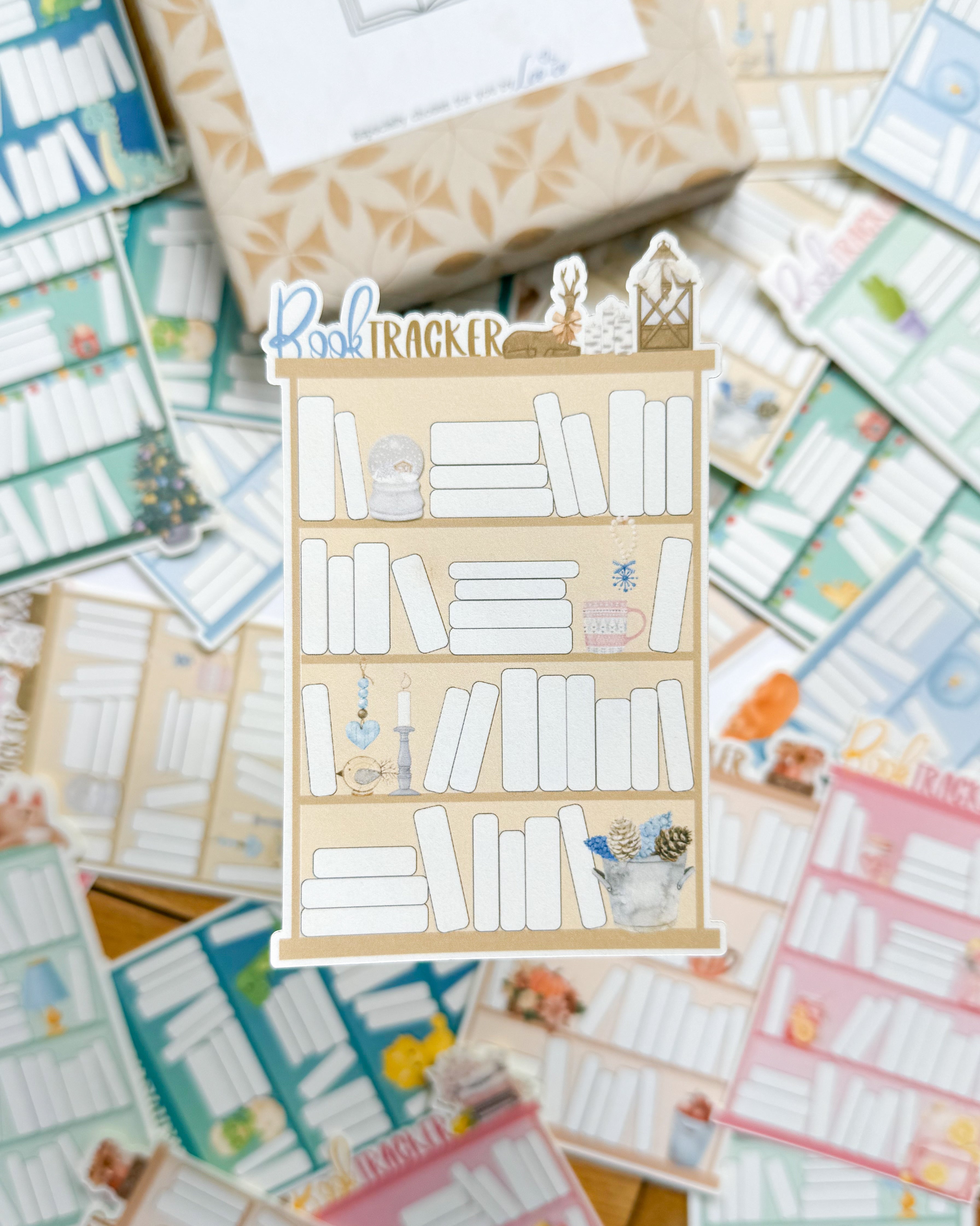 Book Tracker Sticker | Reading tracker for Kindles, planners and journals