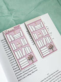 Magnetic Bookshelf Tracker Bookmark - Romance Genre