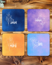 Load image into Gallery viewer, Birth Month with Birth Flower Coaster
