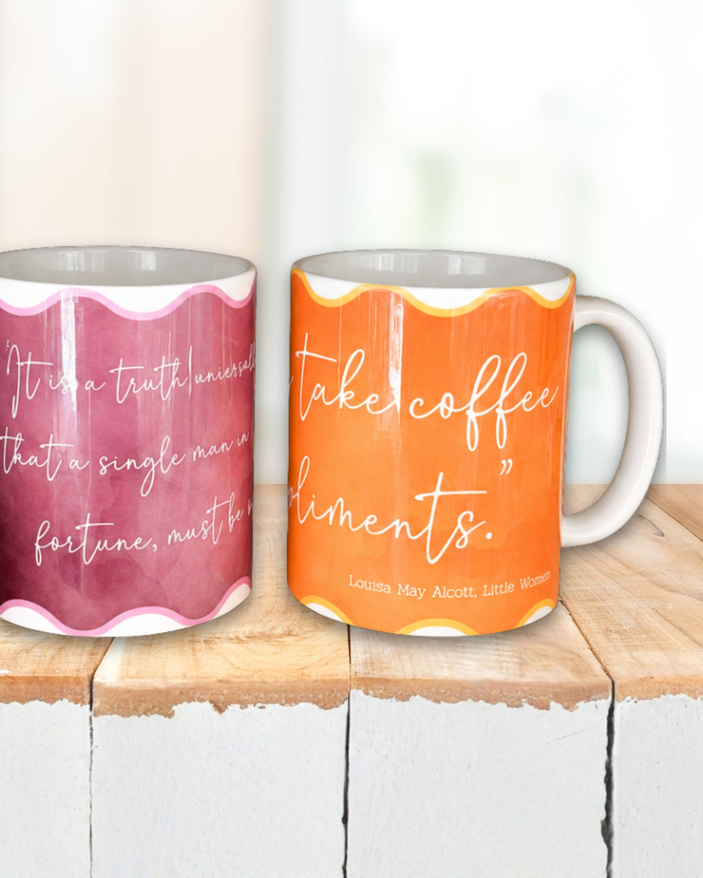 Mug: Louisa May Alcott Quote Mug | Little Women