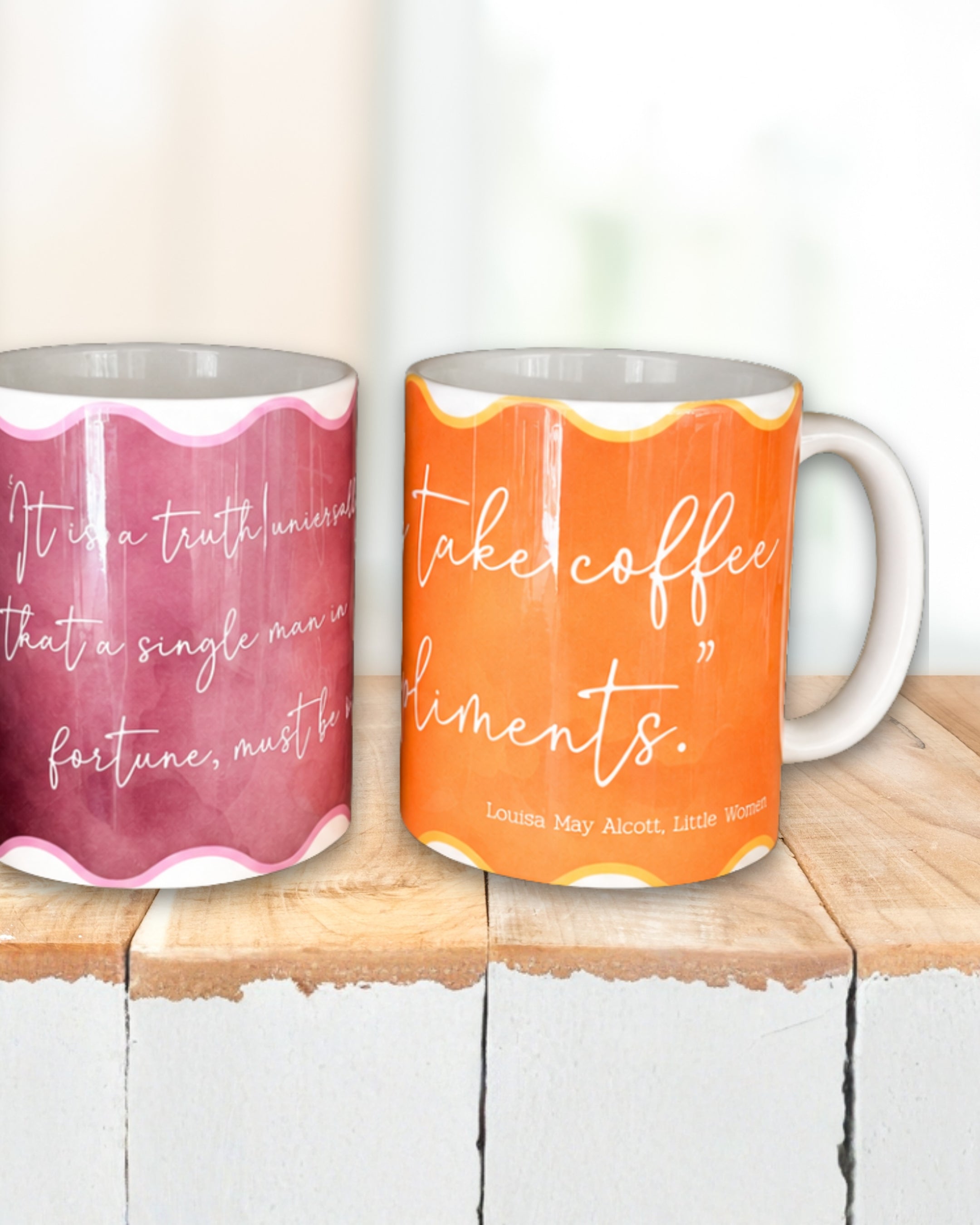 Mug: Louisa May Alcott Quote Mug | Little Women