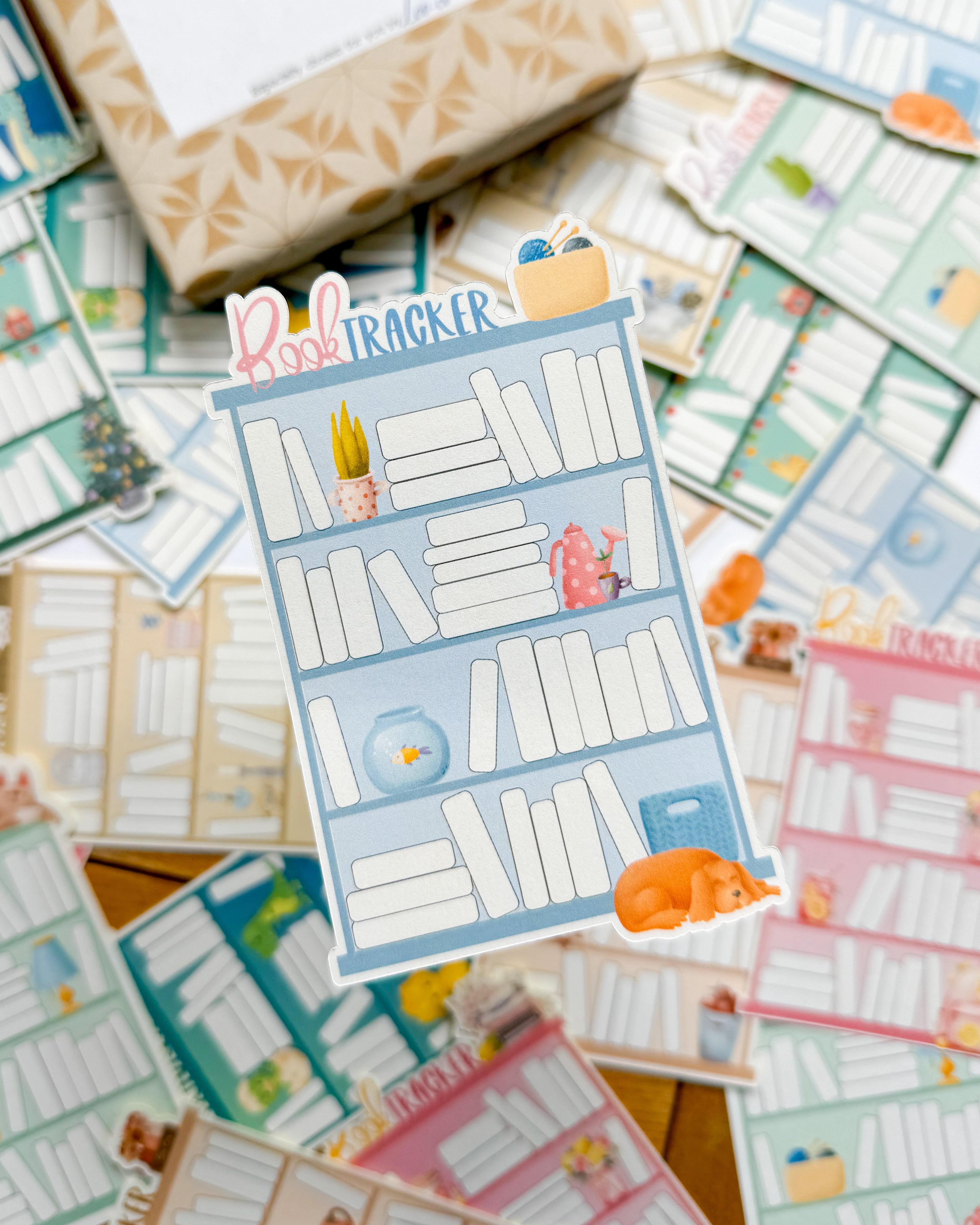 Book Tracker Sticker | Reading tracker for Kindles, planners and journals