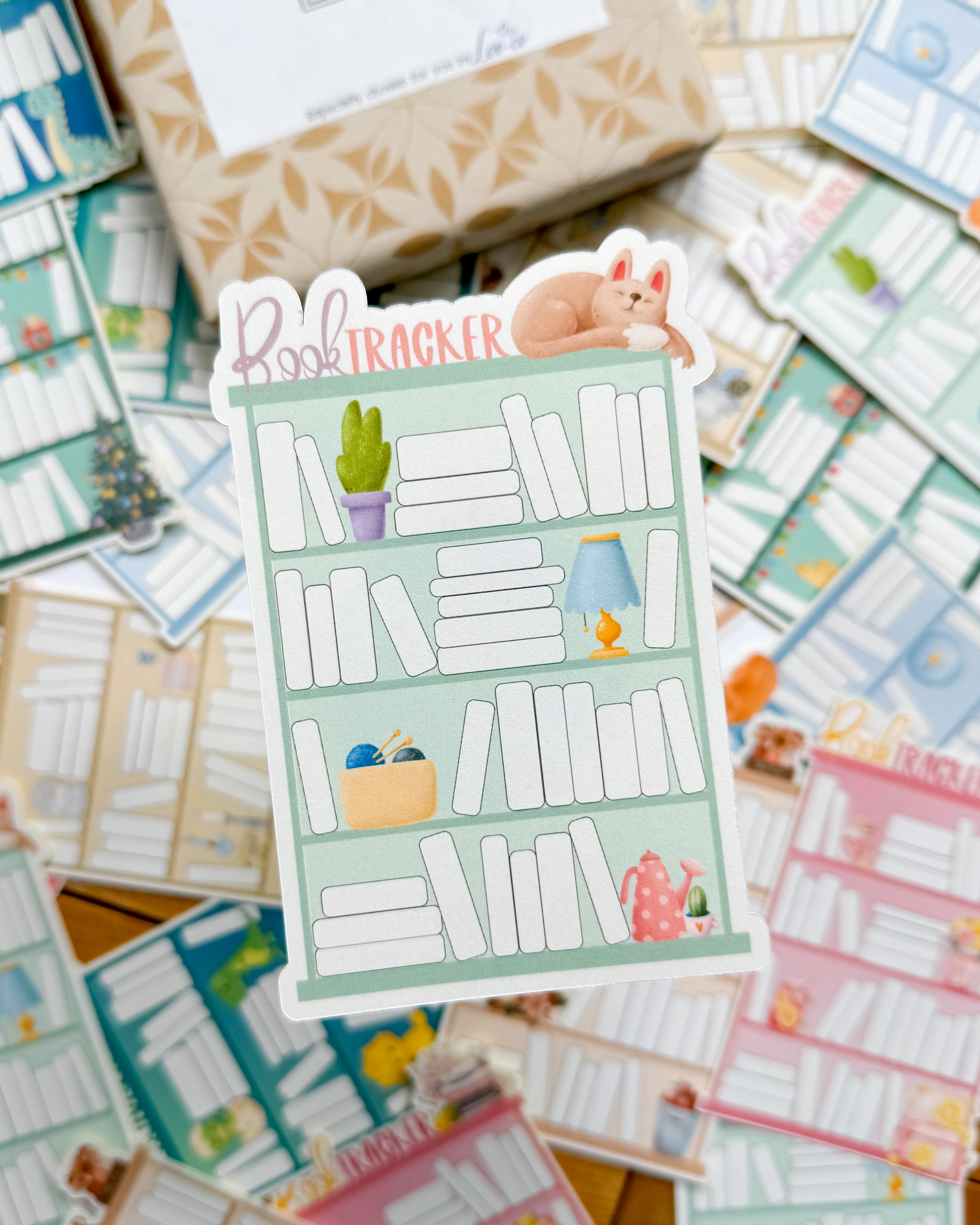 Book Tracker Sticker | Reading tracker for Kindles, planners and journals