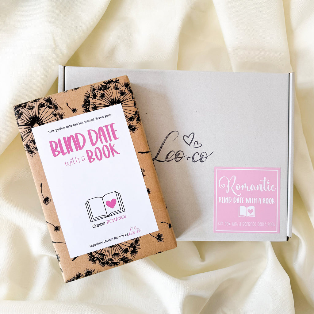 Blind Date with a Book GIFT BOX (a book + 4 mystery goodies)
