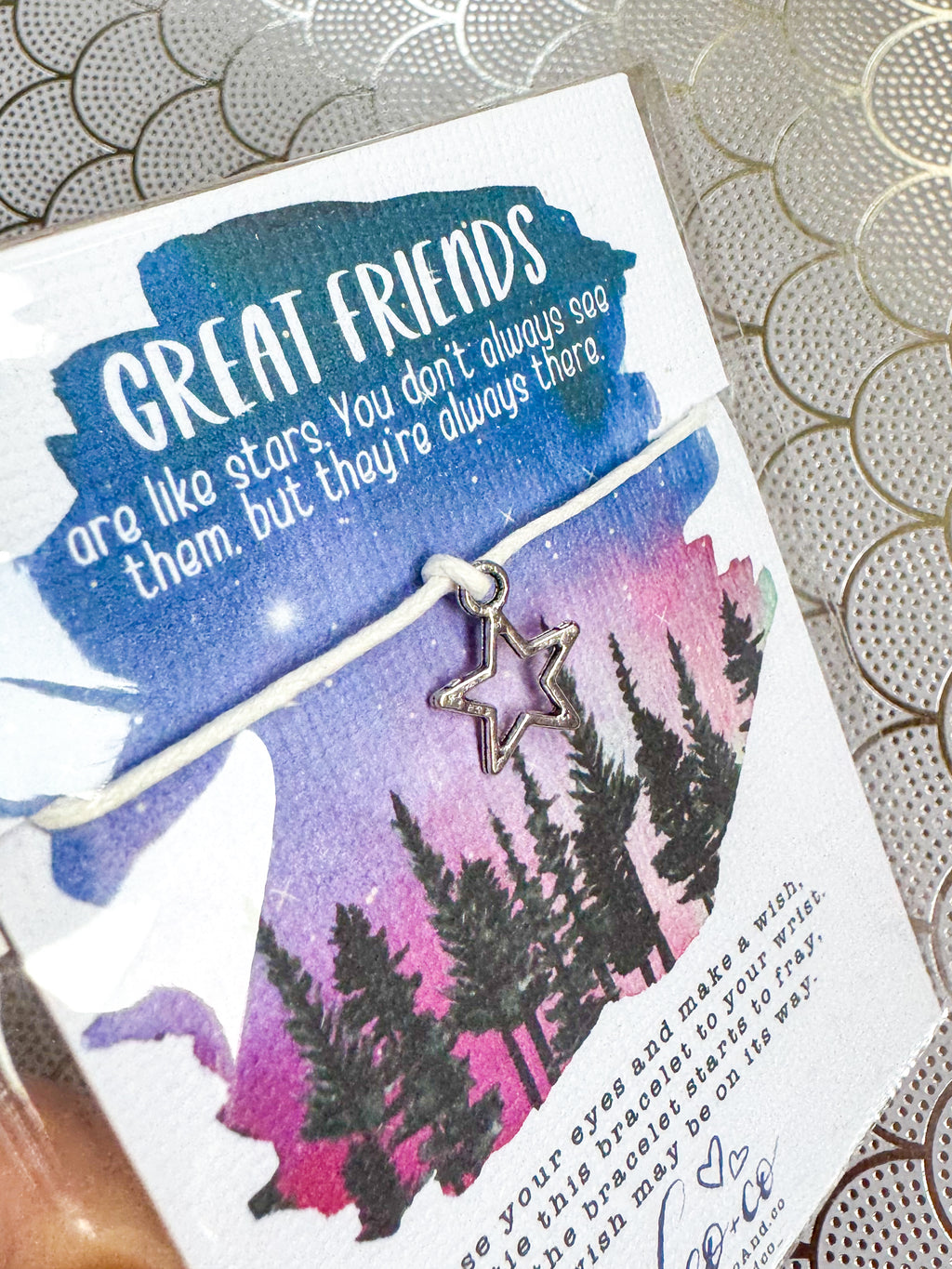 Great Friends Wish Bracelet | Gift for Bestie