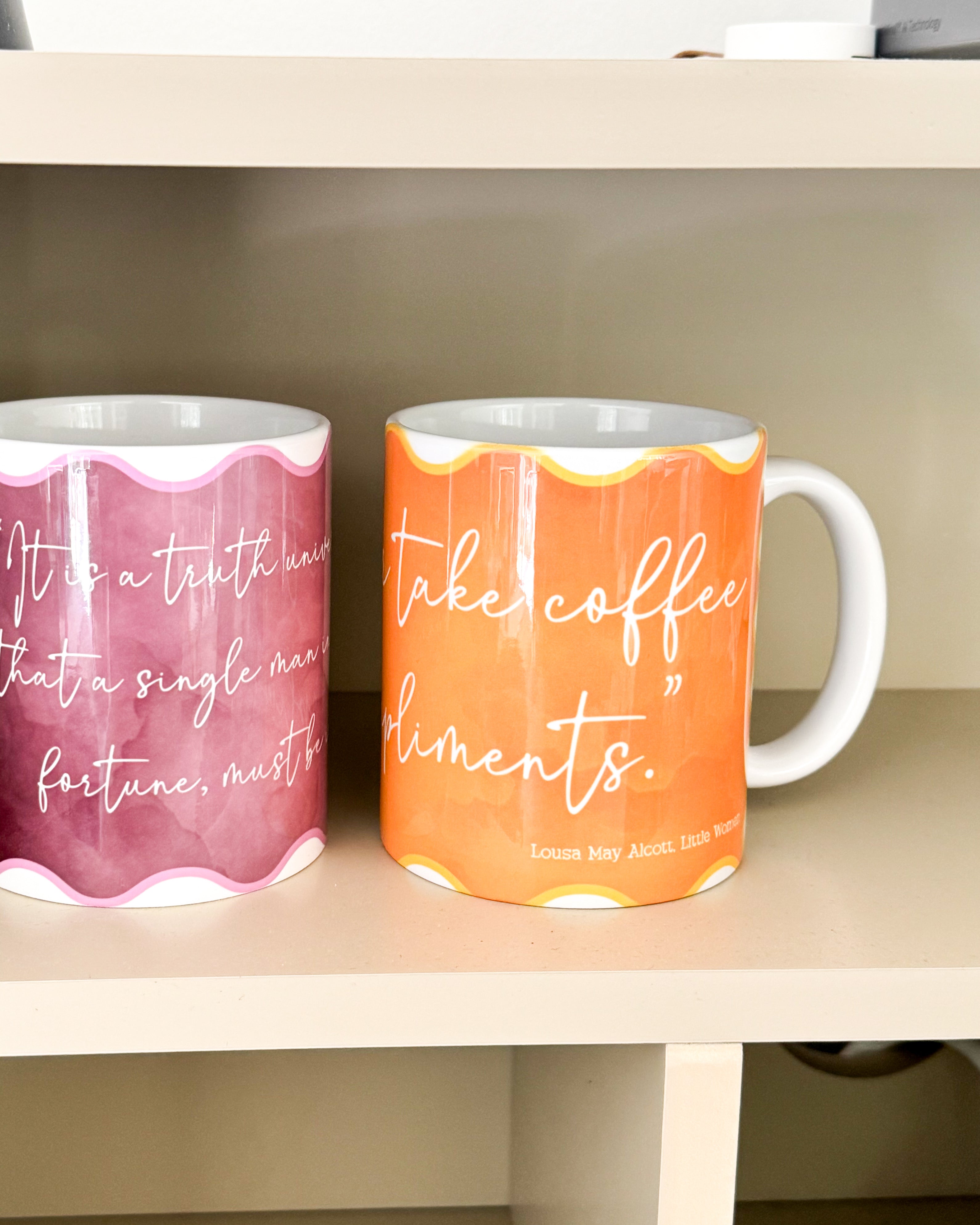 Mug: Louisa May Alcott Quote Mug | Little Women
