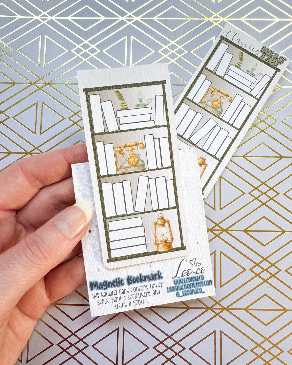 Magnetic Bookshelf Tracker Bookmark - Classics Genre