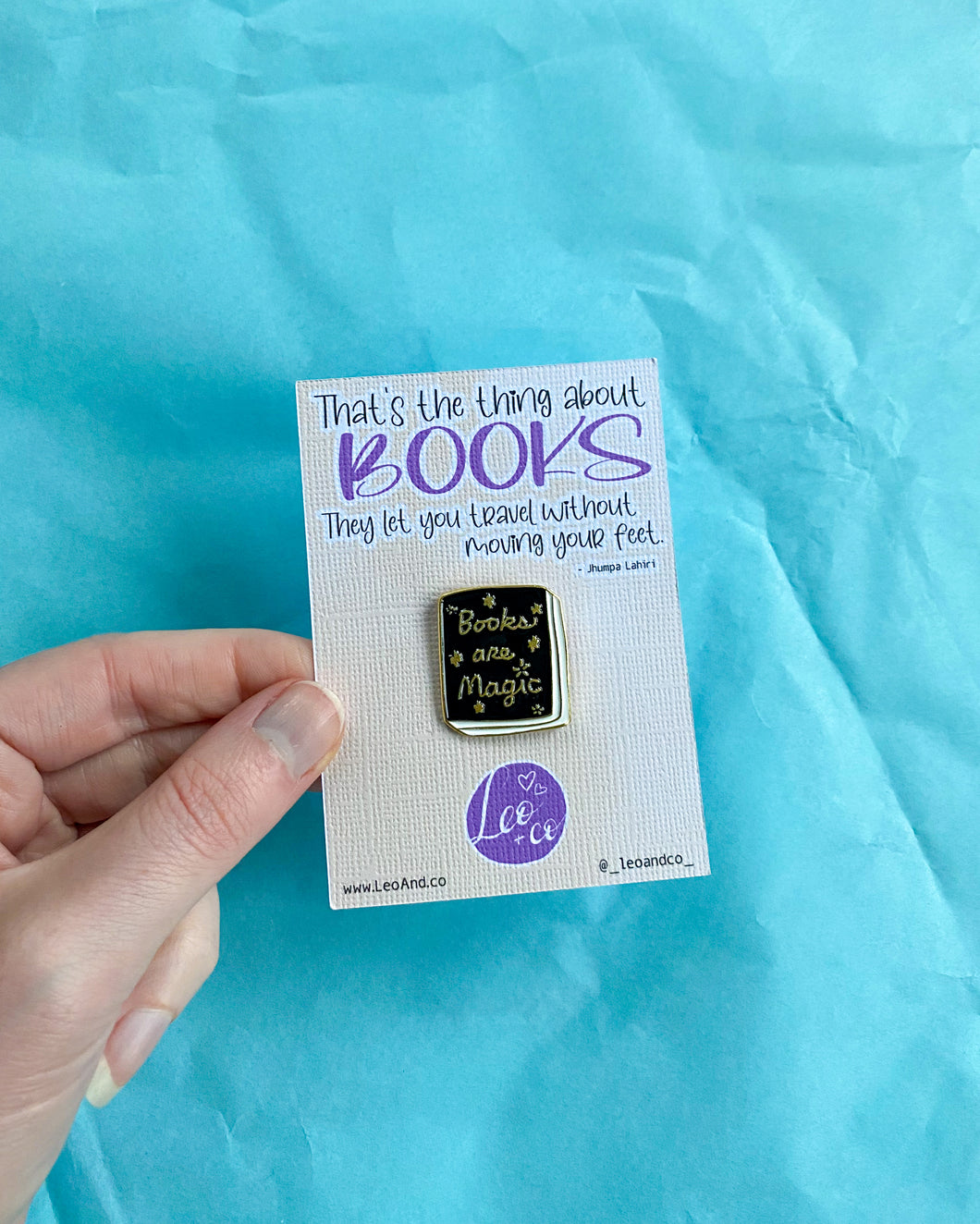Books Are Magic Pin Badge