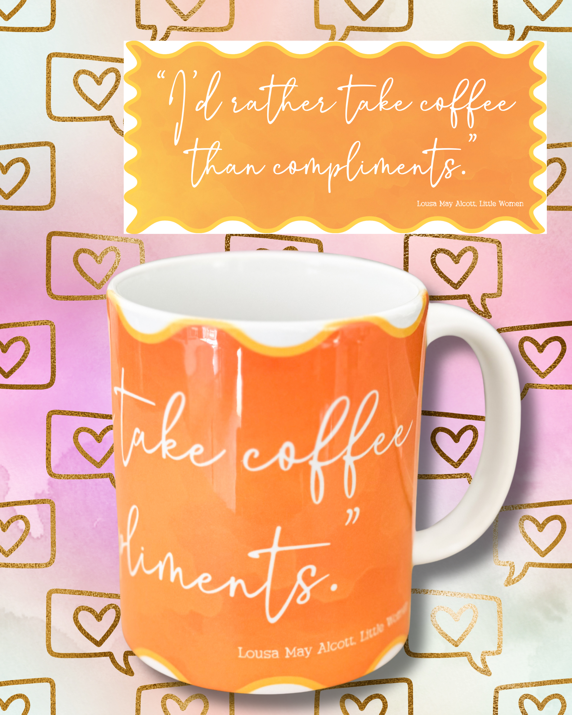 Mug: Louisa May Alcott Quote Mug | Little Women