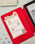 Book Tracker Sticker | Reading tracker for Kindles, planners and journals