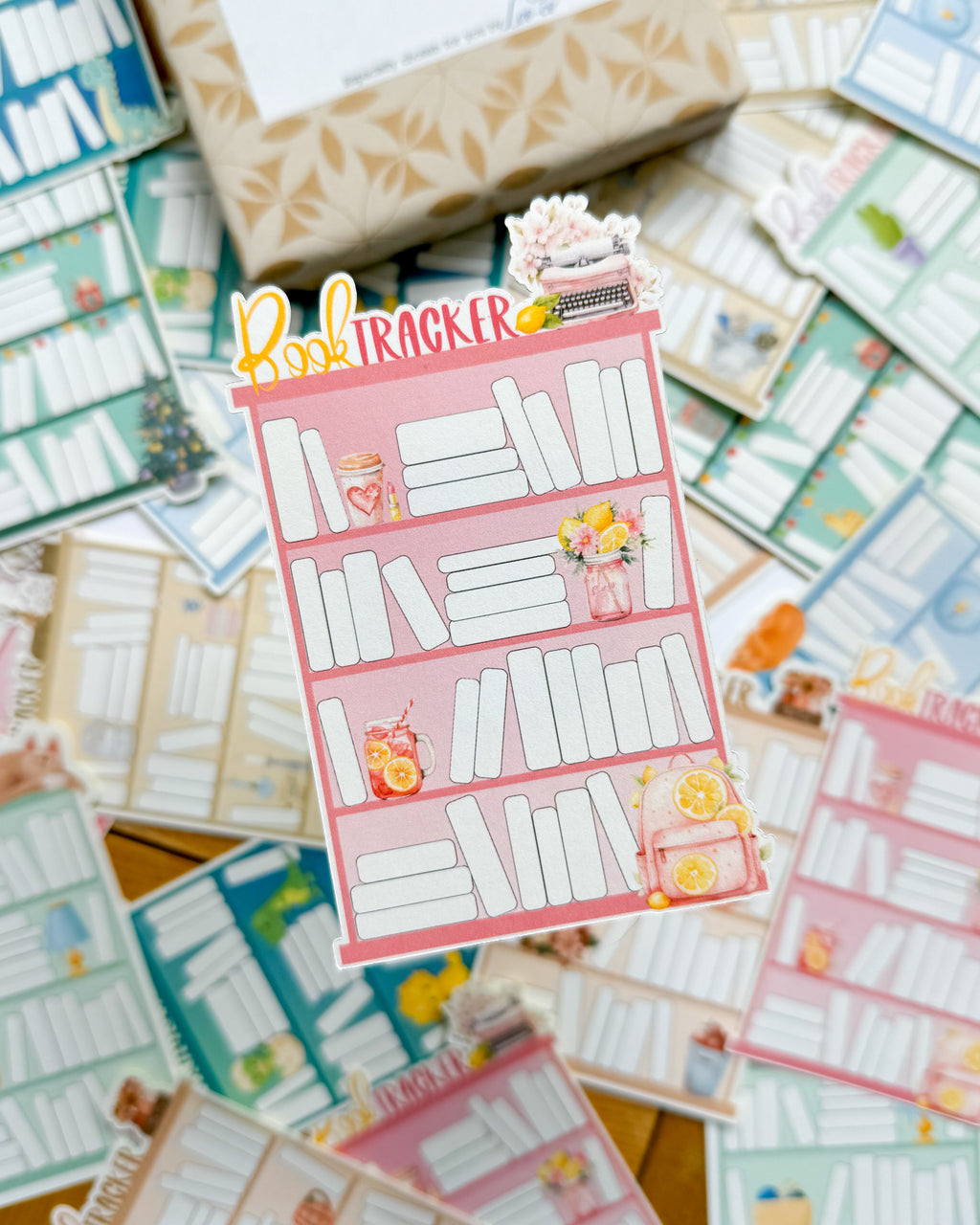 Book Tracker Sticker | Reading tracker for Kindles, planners and journals