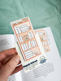 Magnetic Bookshelf Tracker Bookmark - Cosy Crime Genre