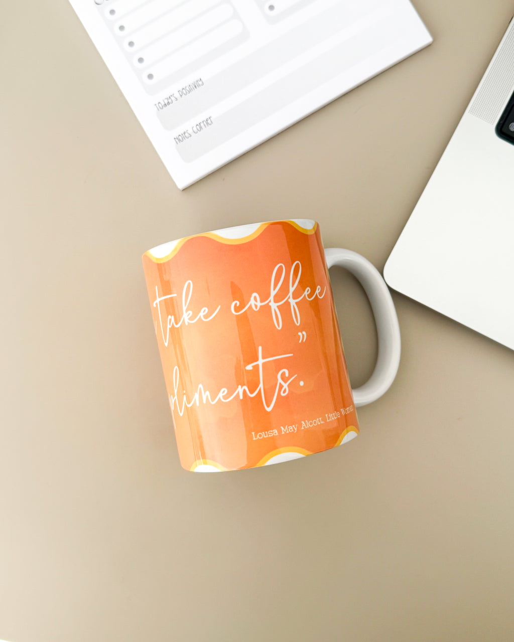 Mug: Louisa May Alcott Quote Mug | Little Women