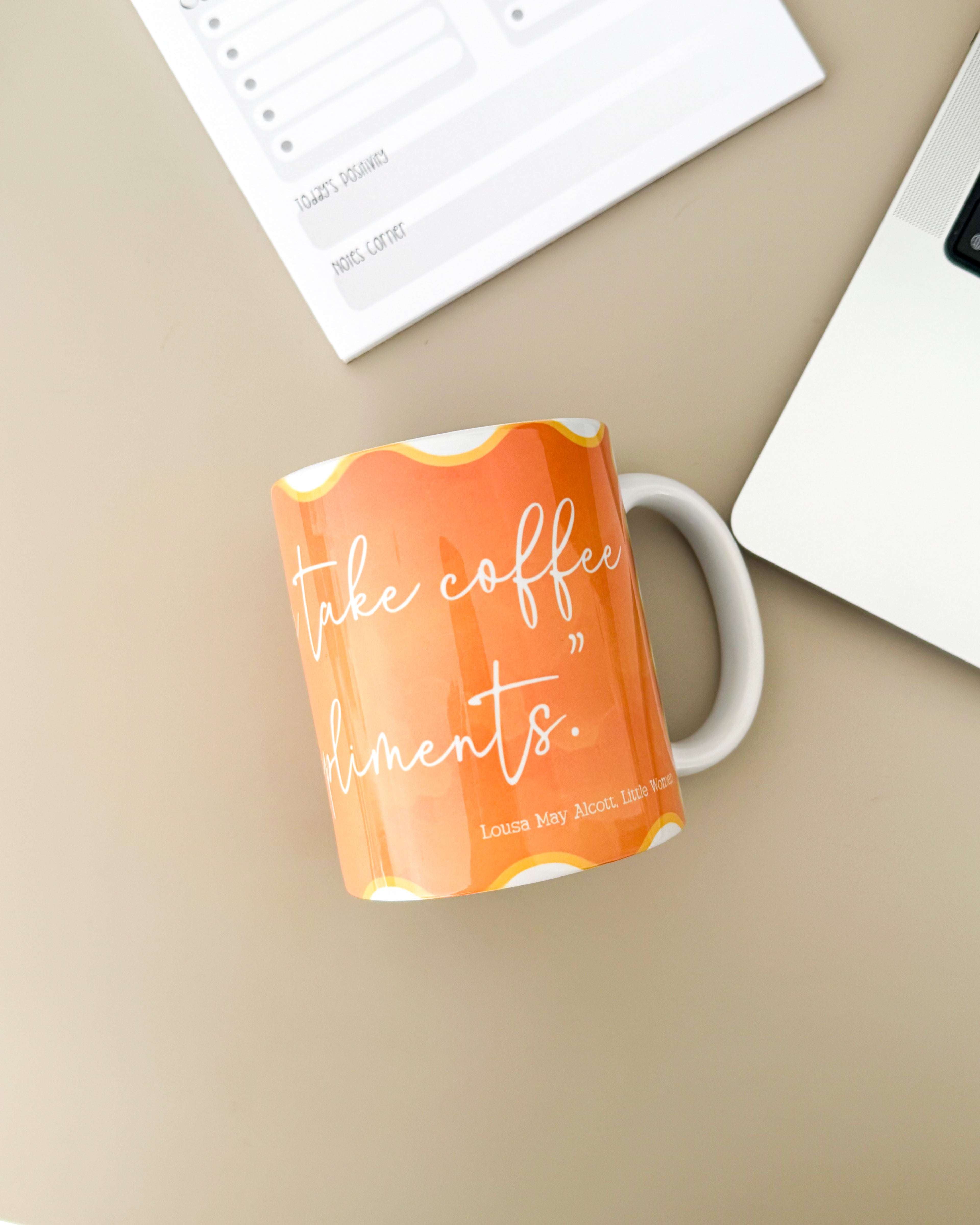 Mug: Louisa May Alcott Quote Mug | Little Women