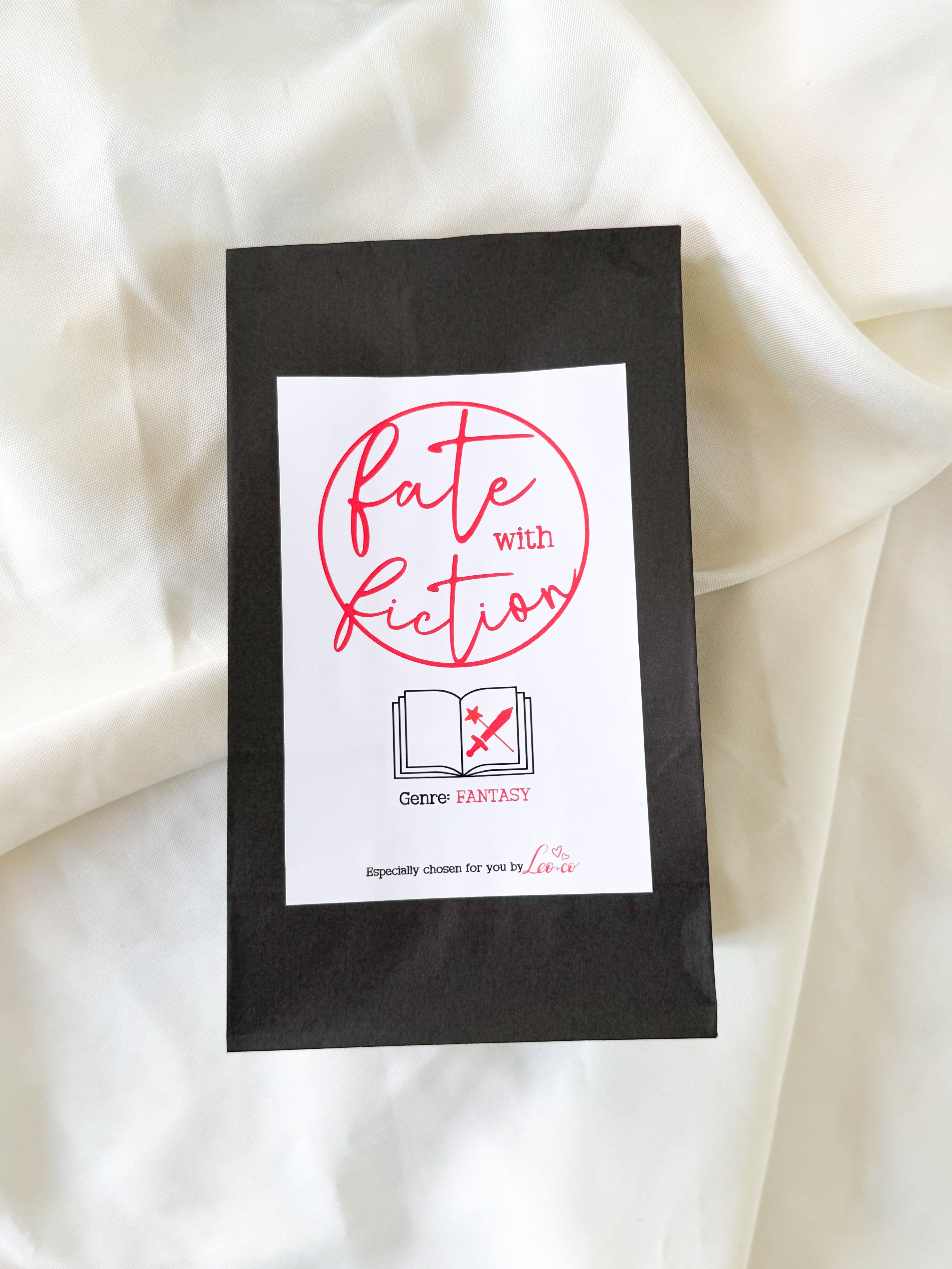 Fate With Fiction | a blind date with a book | Choose Your Genre