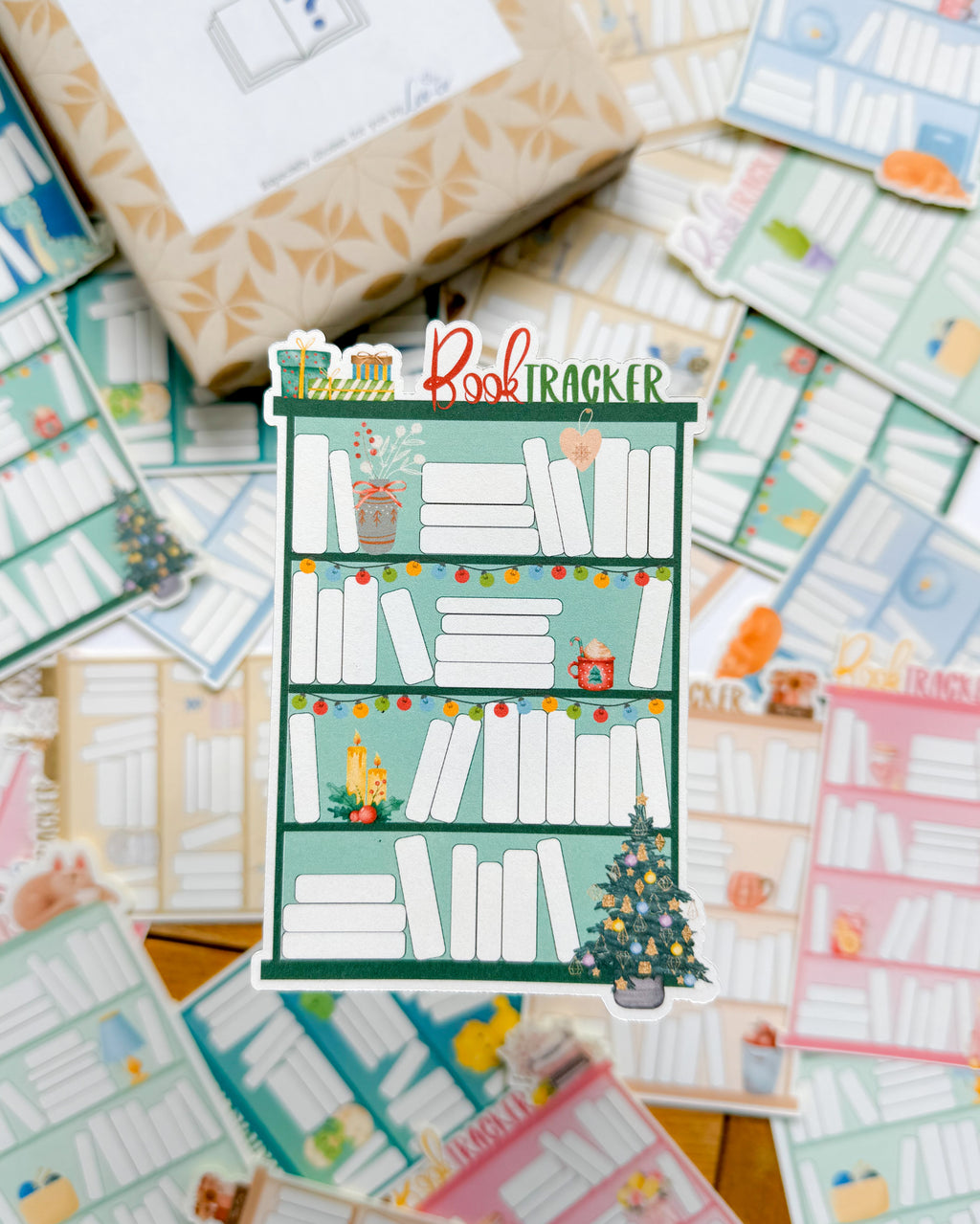 Book Tracker Sticker | Reading tracker for Kindles, planners and journals