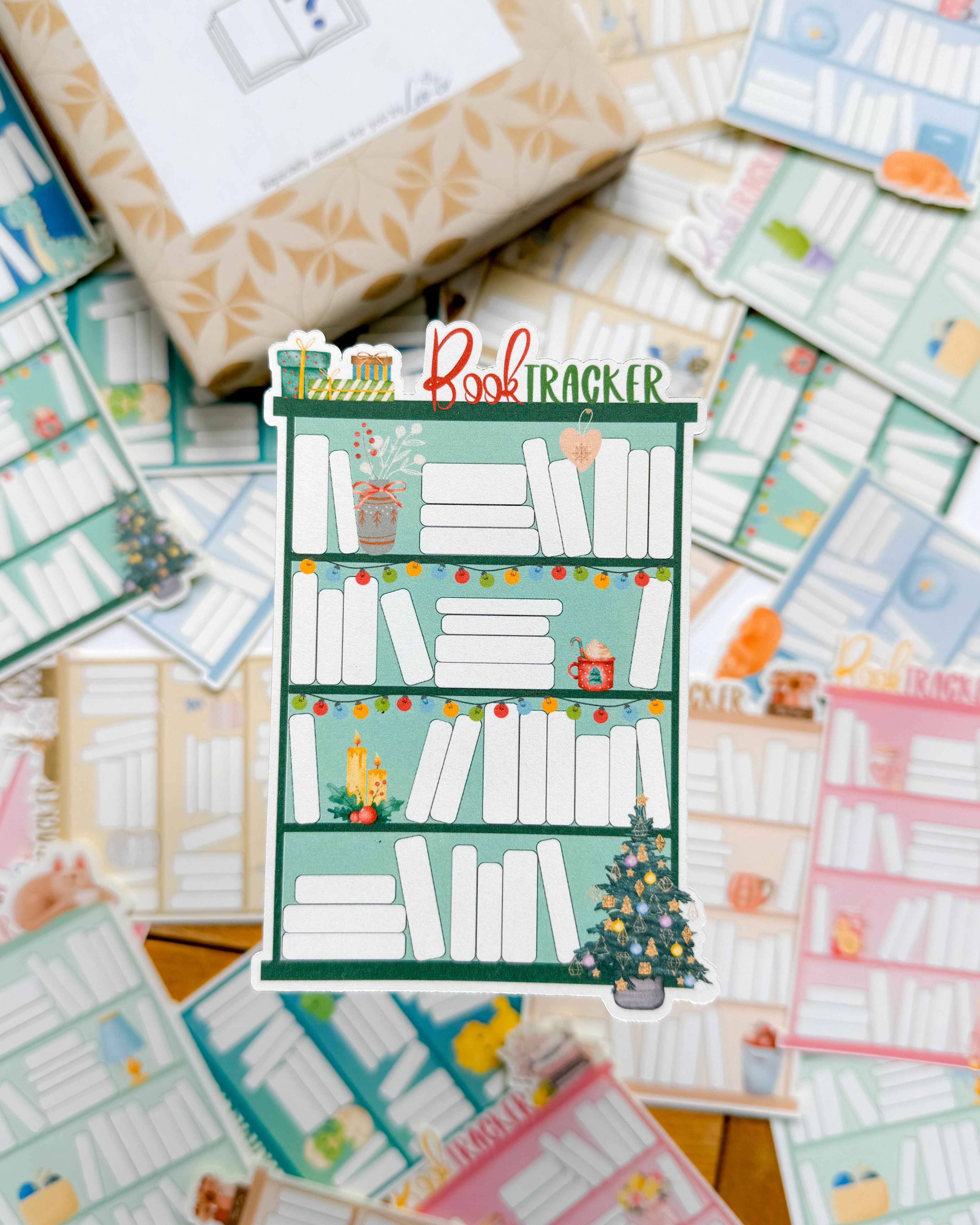 Book Tracker Sticker | Reading tracker for Kindles, planners and journals
