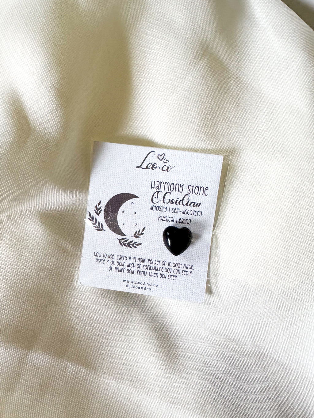 Harmony Crystal - Black Obsidian