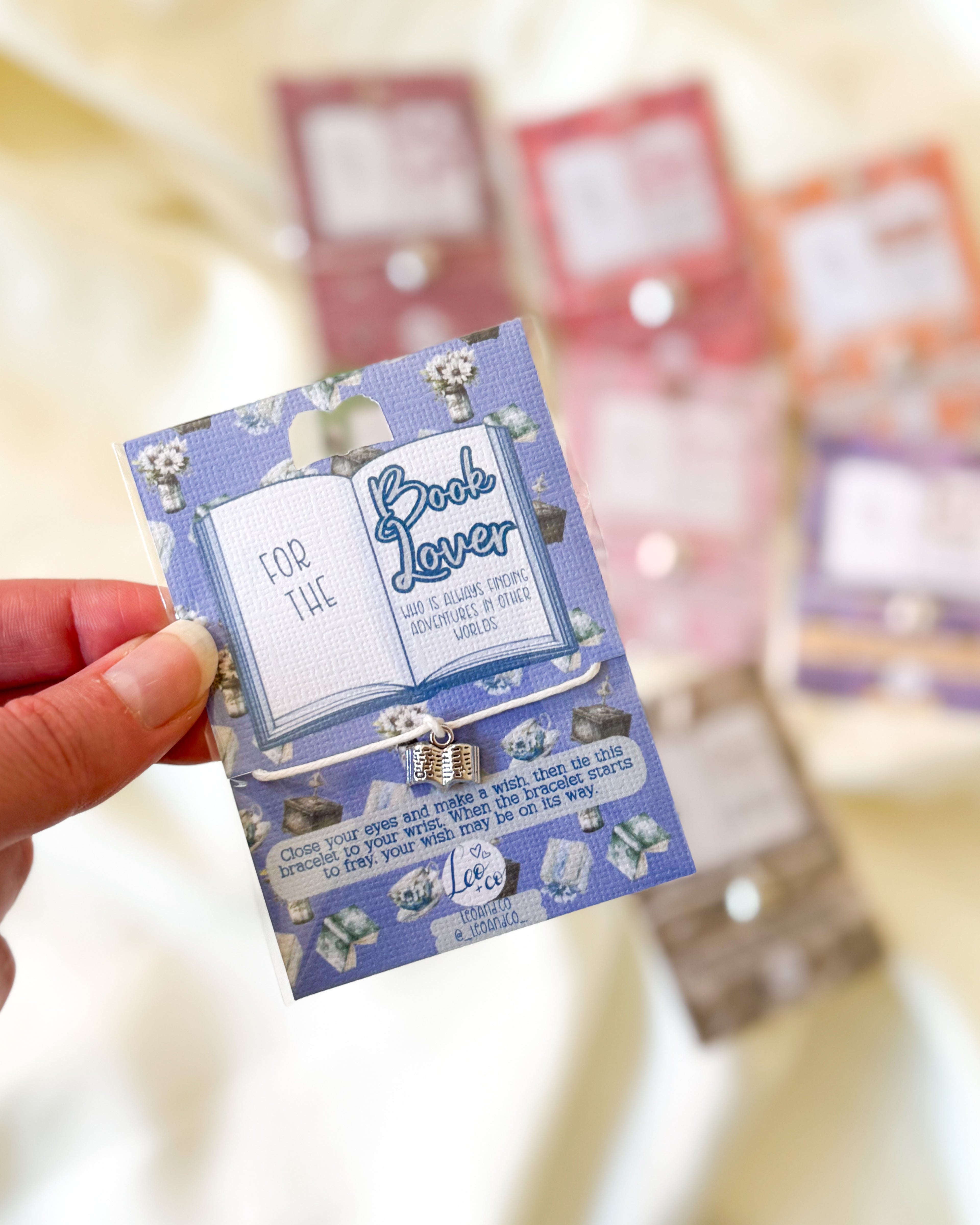 Book Lover Wish Bracelet | Choose Your Style