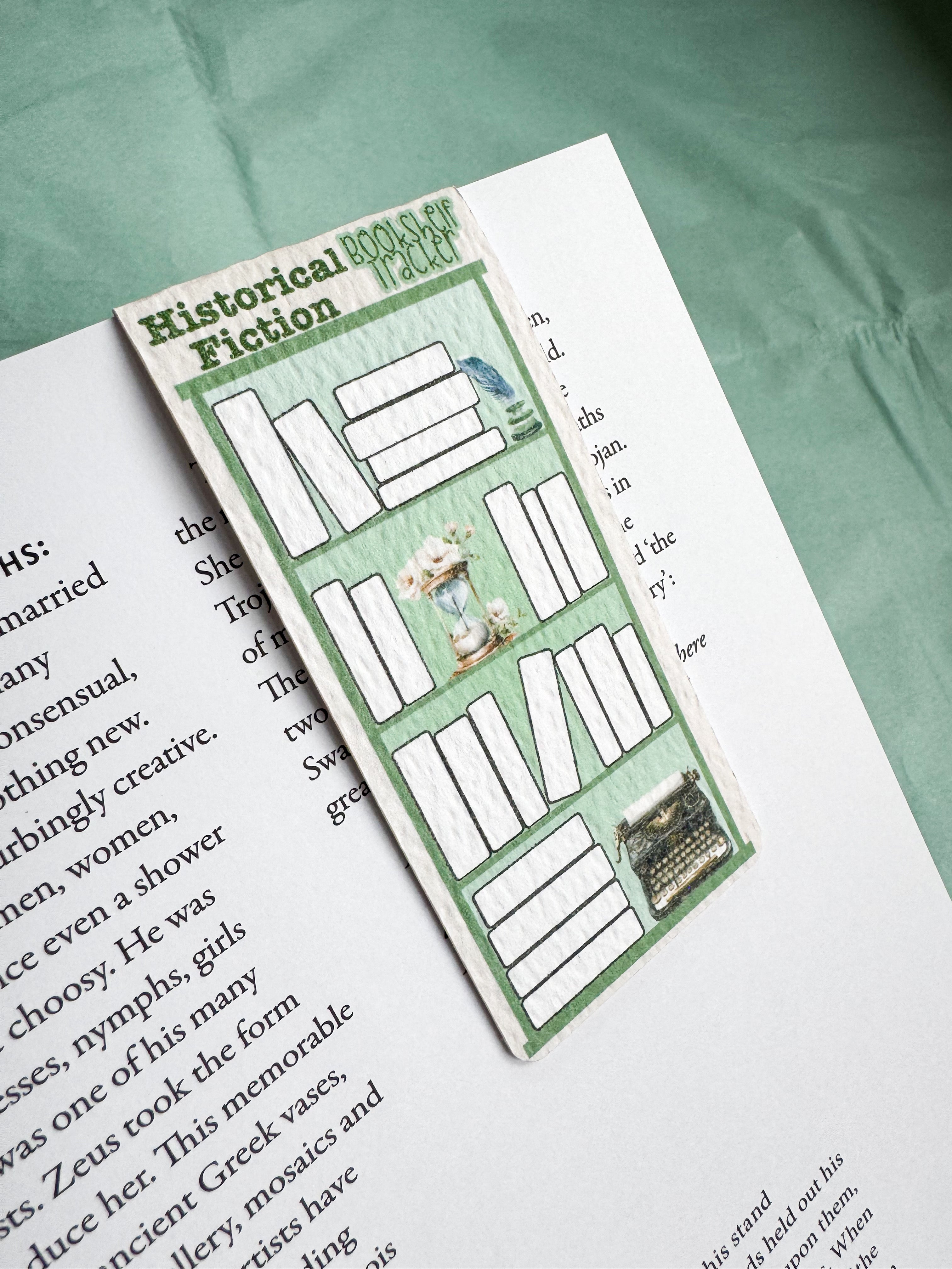 Magnetic Bookshelf Tracker Bookmark - Historical Fiction Genre