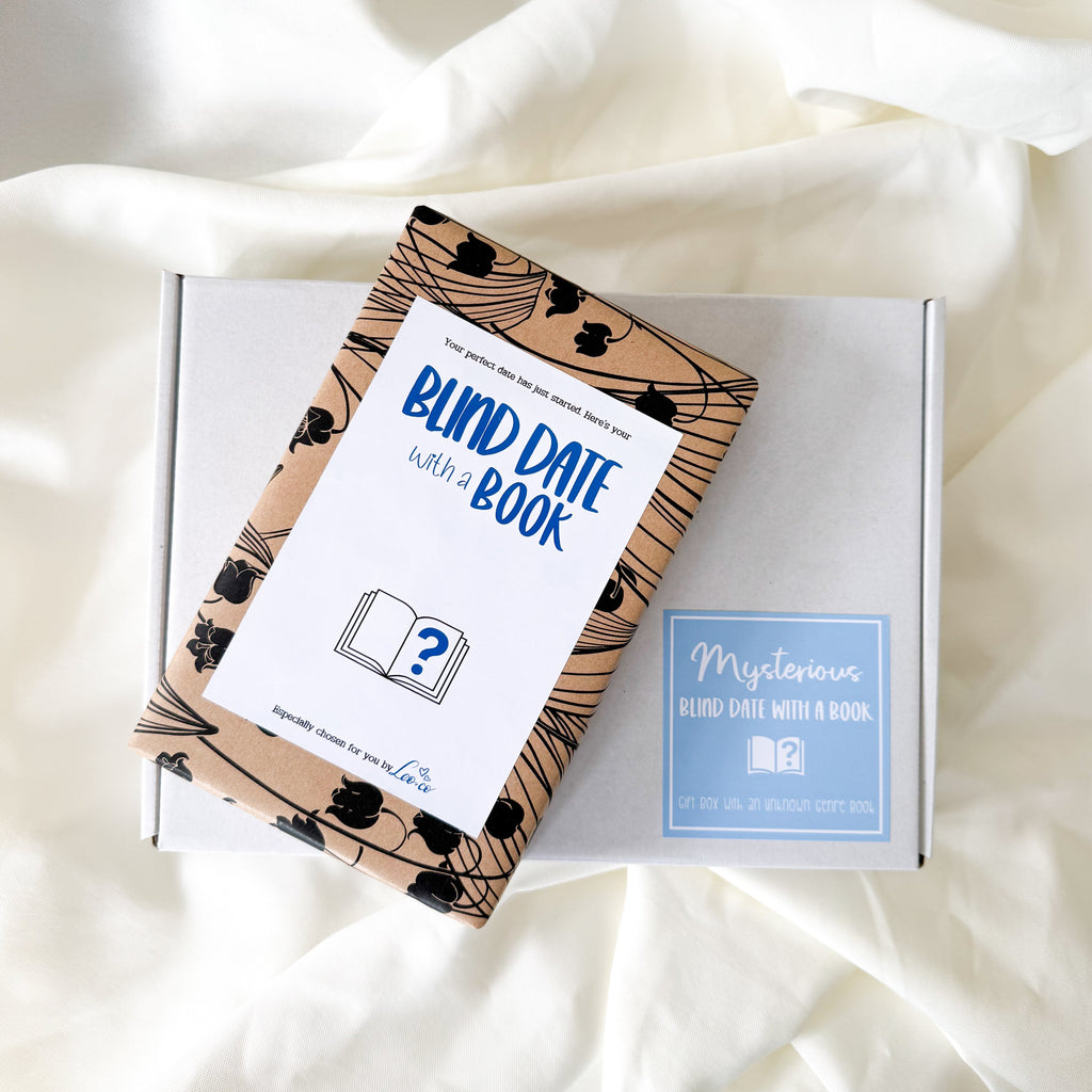 Blind Date with a Book GIFT BOX (a book + 4 mystery goodies)