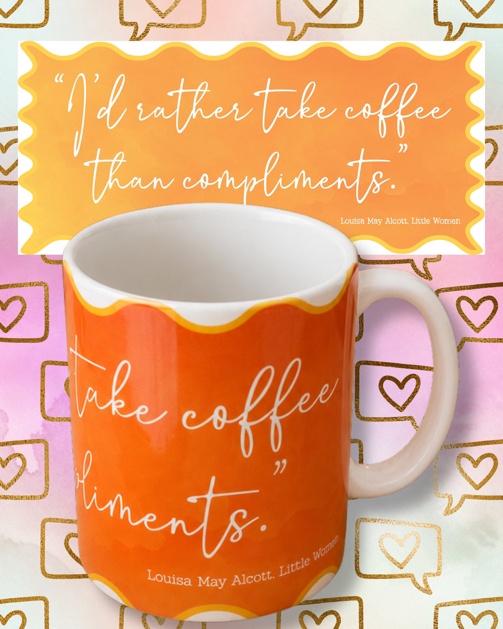 Mug: Louisa May Alcott Quote Mug | Little Women