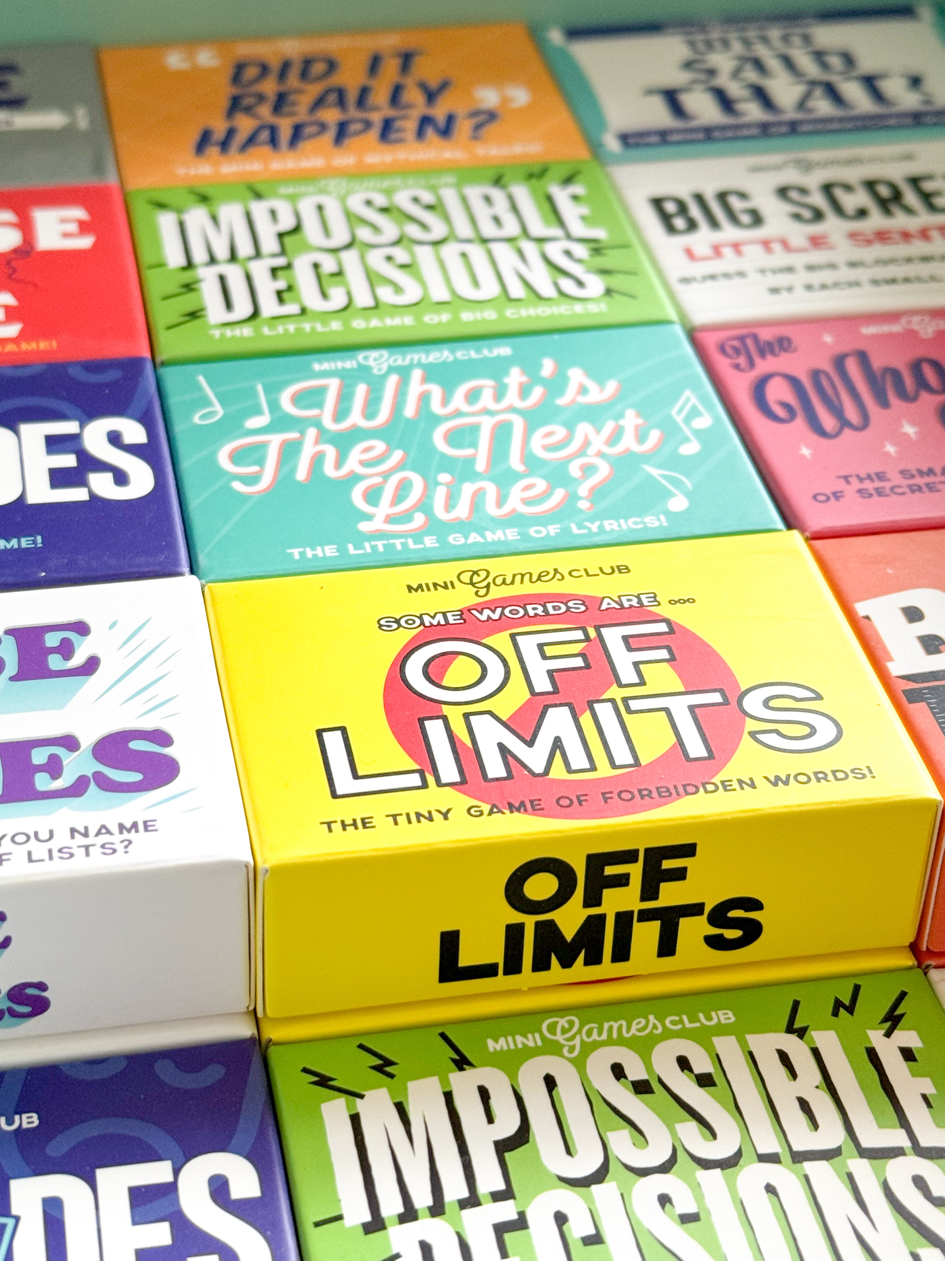 Mini Game Assortment (one picked at random)
