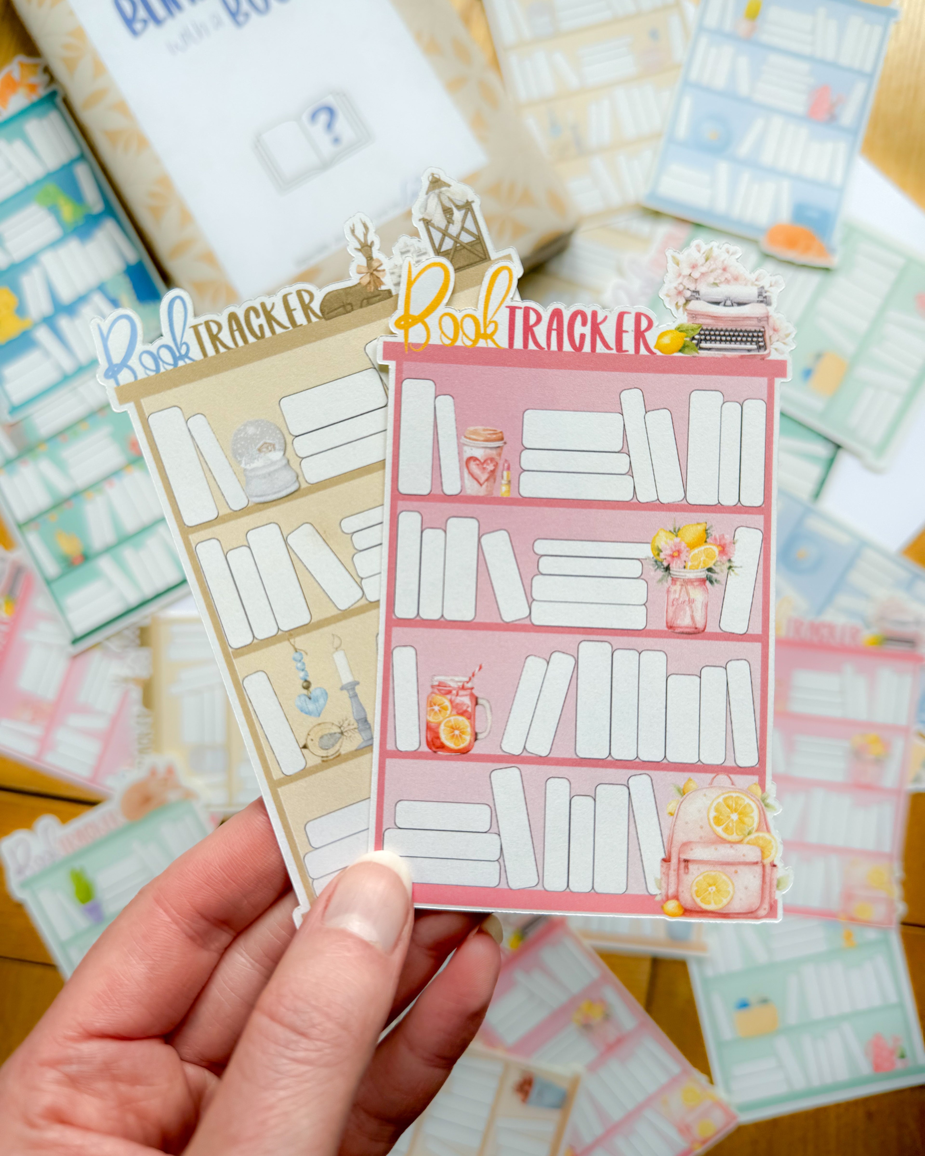 Book Tracker Sticker | Reading tracker for Kindles, planners and journals