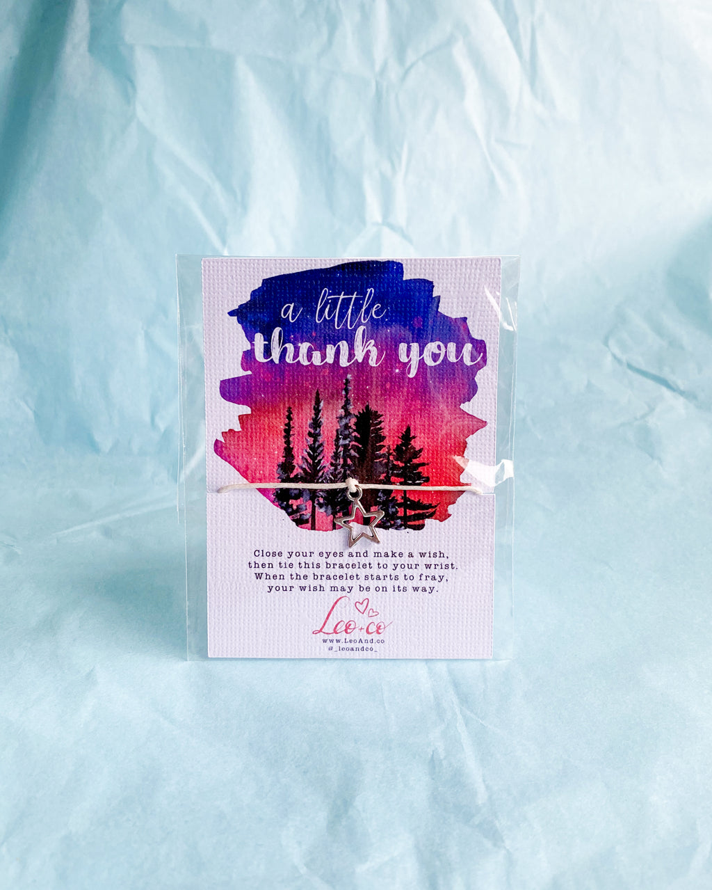 Thank You Wish Bracelet