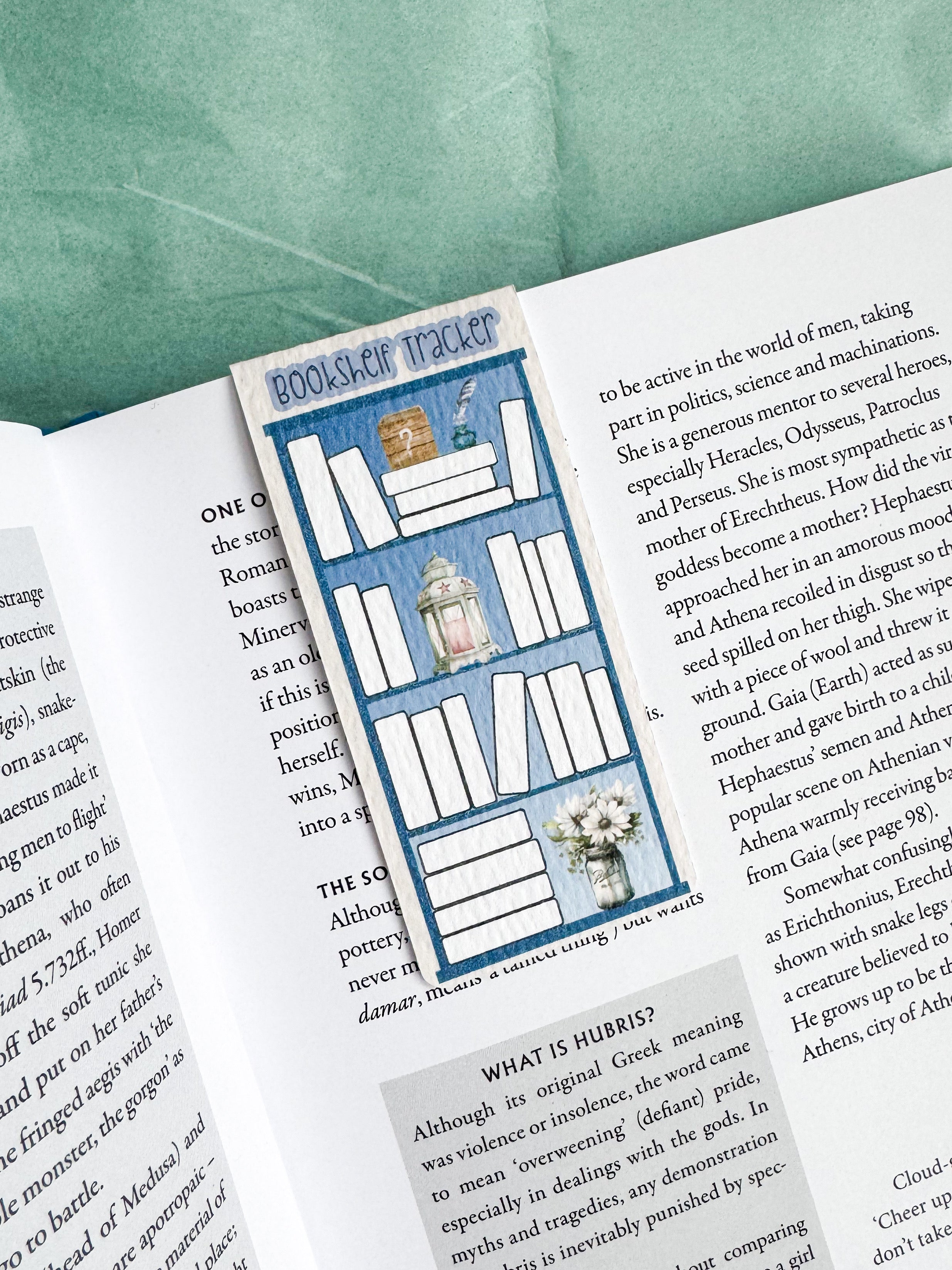 Magnetic Bookshelf Tracker Bookmark - Classic