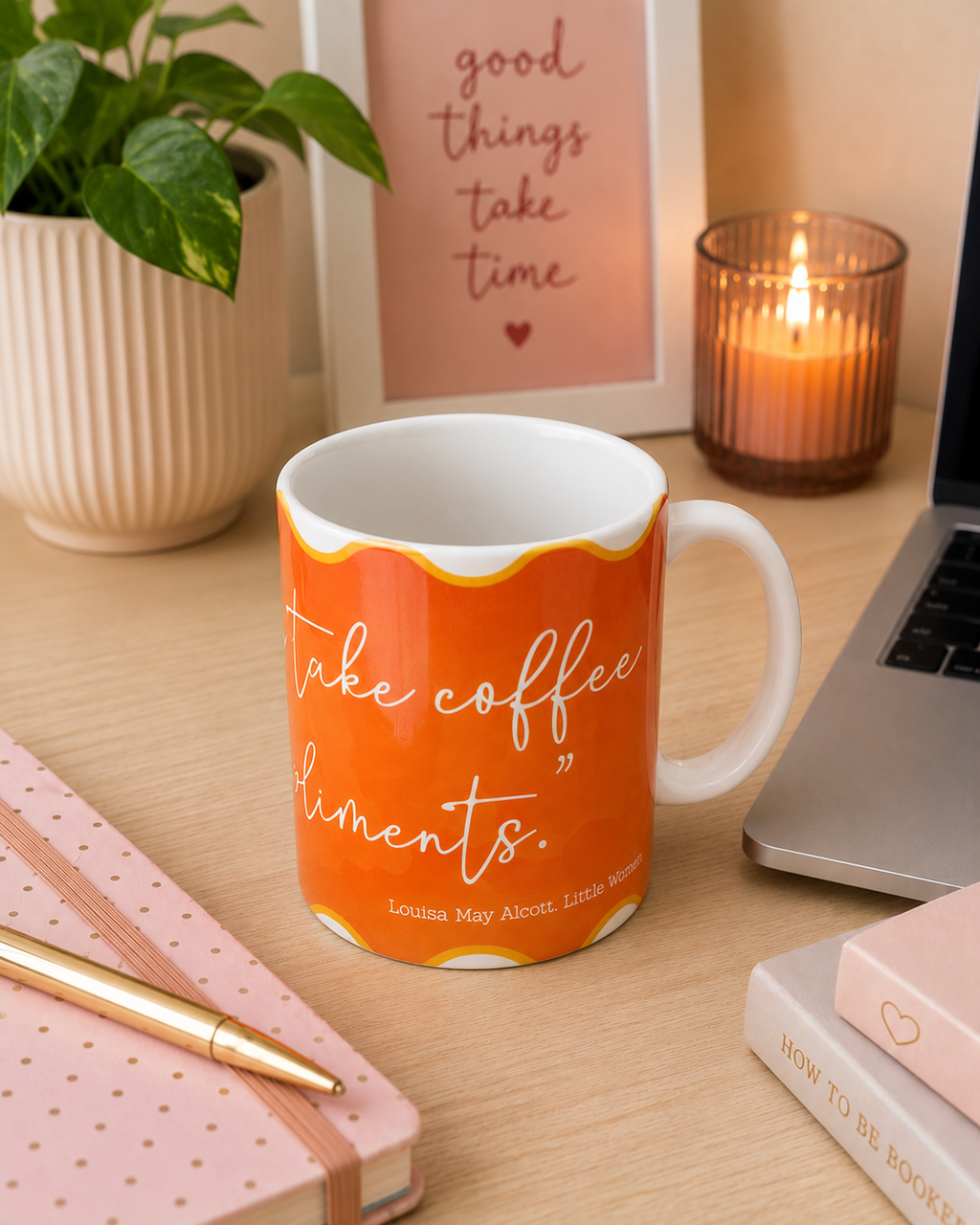 Mug: Louisa May Alcott Quote Mug | Little Women