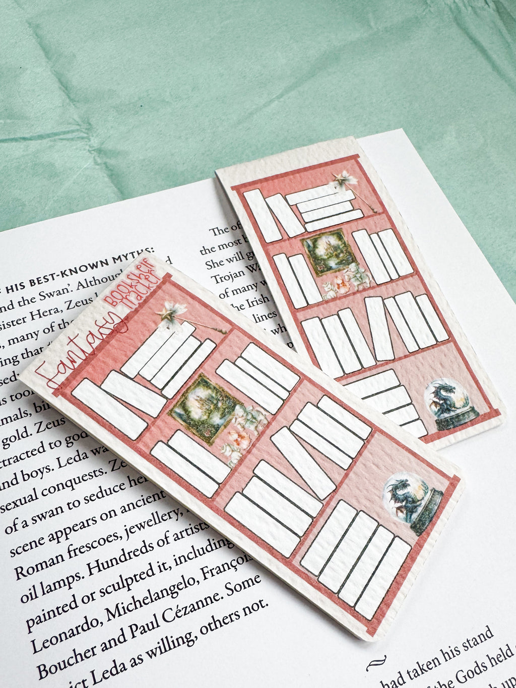 Magnetic Bookshelf Tracker Bookmark - Fantasy Genre
