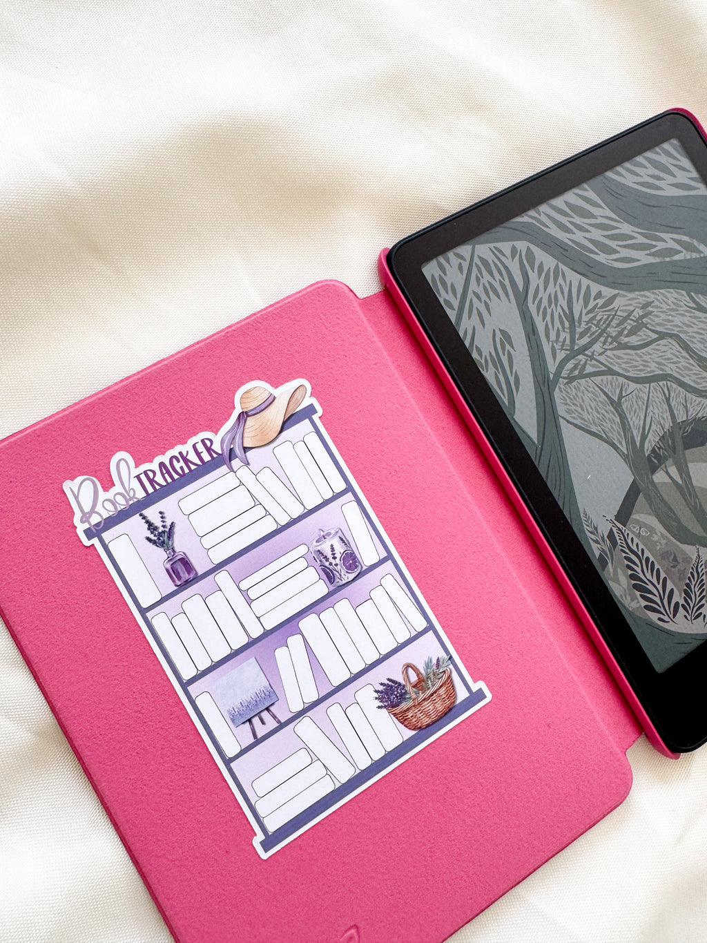 Book Tracker Sticker | Reading tracker for Kindles, planners and journals
