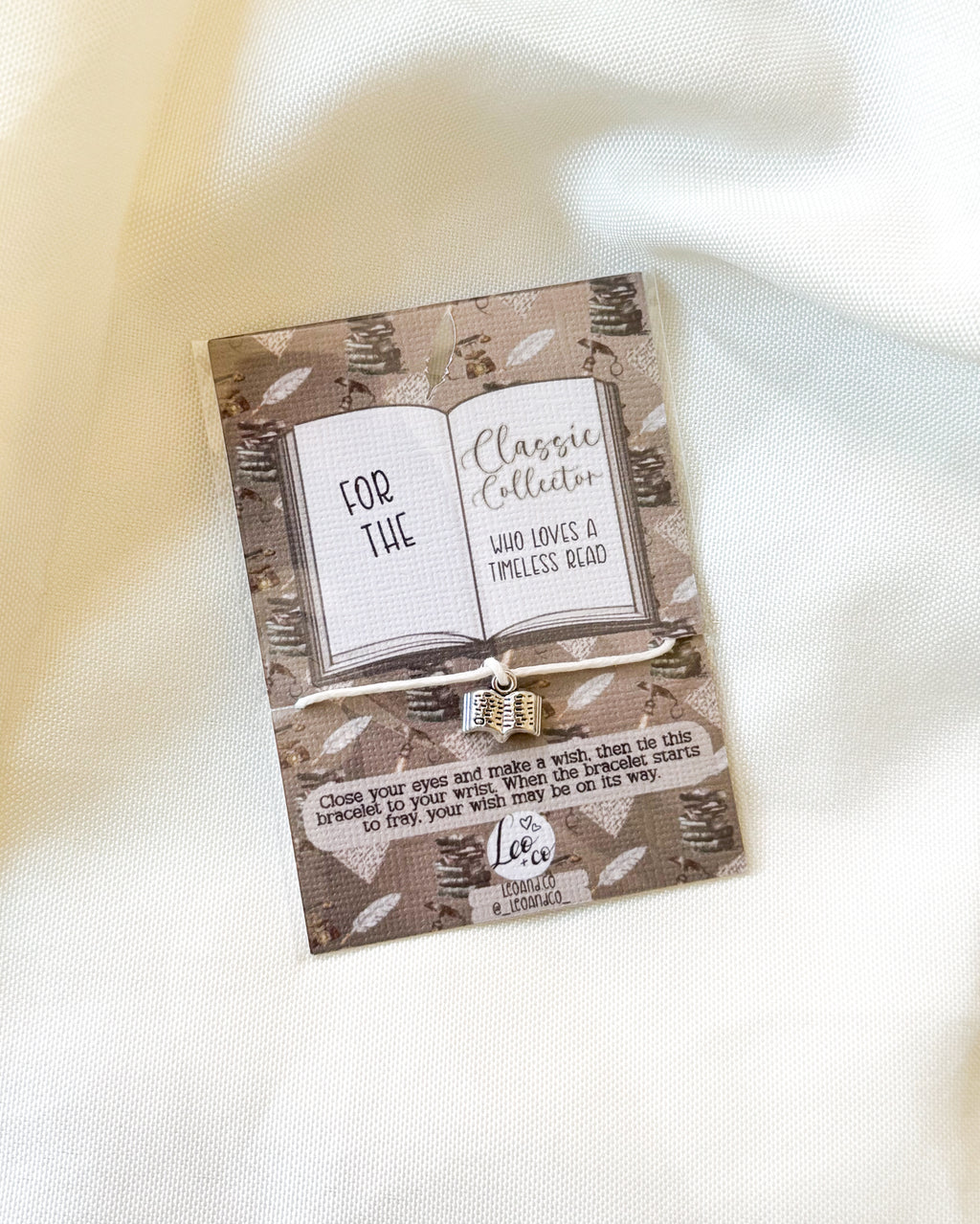 Book Lover Wish Bracelet | Choose Your Style