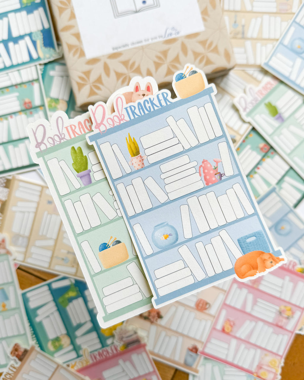Book Tracker Sticker | Reading tracker for Kindles, planners and journals