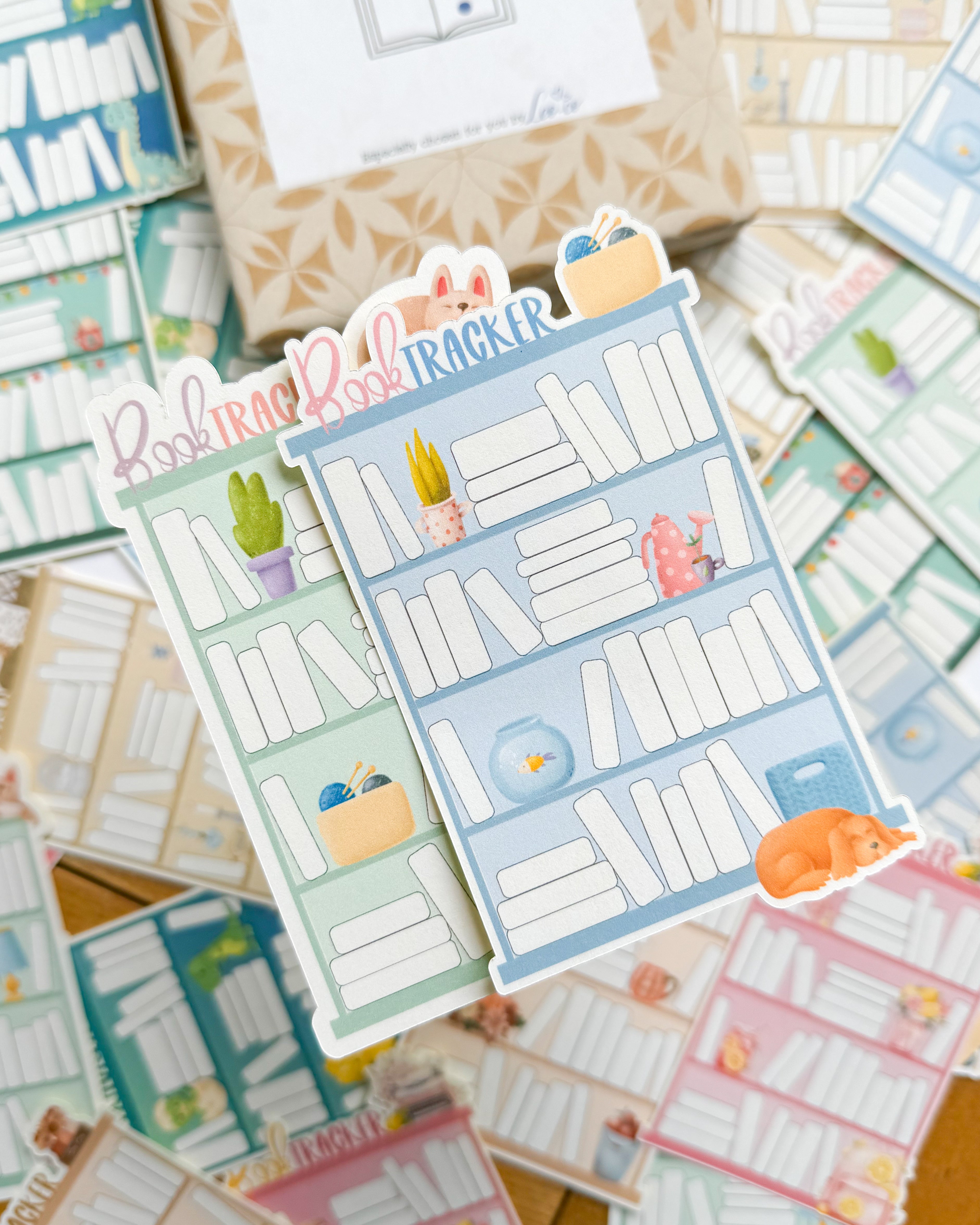 Book Tracker Sticker | Reading tracker for Kindles, planners and journals