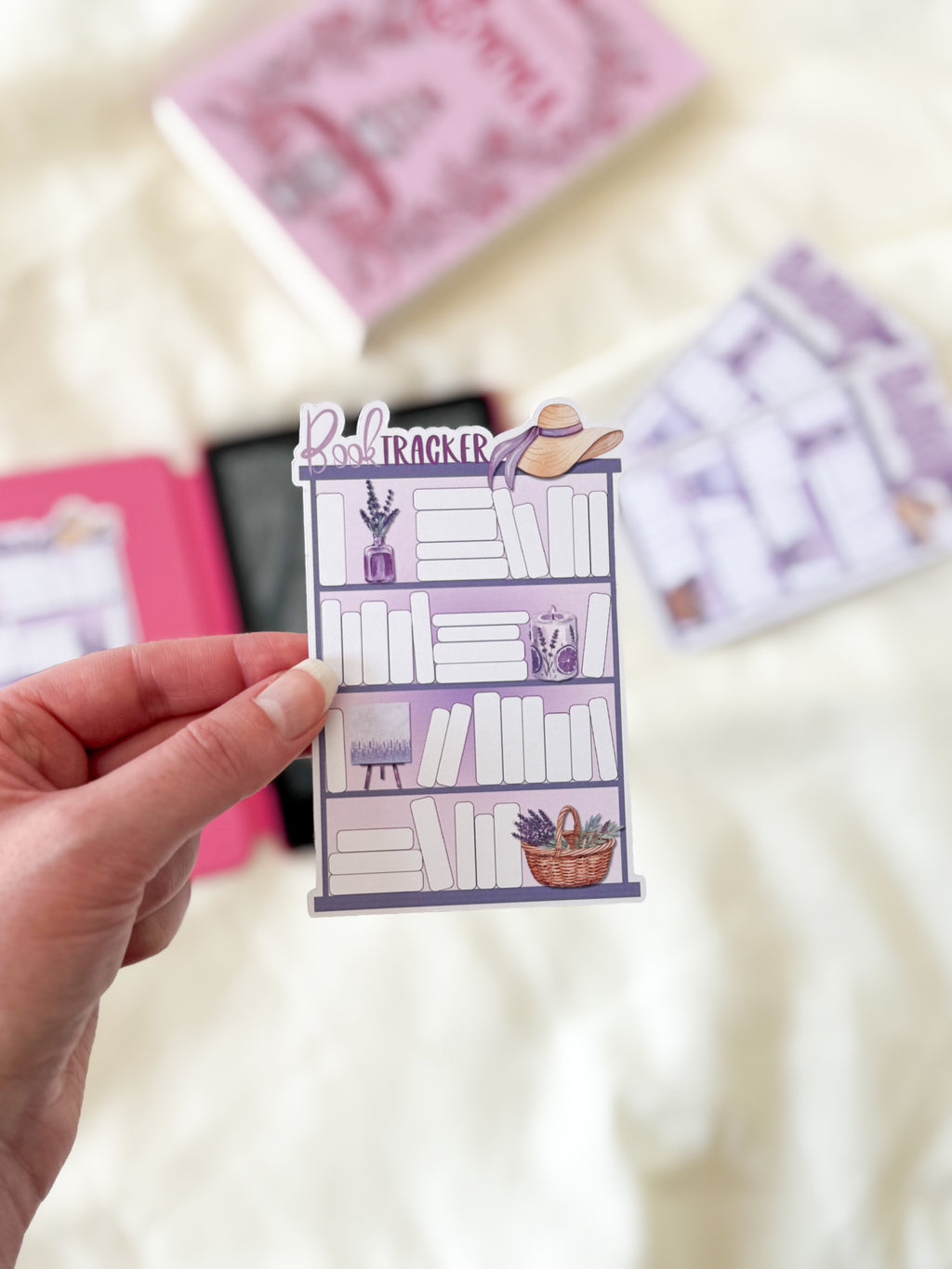 Book Tracker Sticker | Reading tracker for Kindles, planners and journals