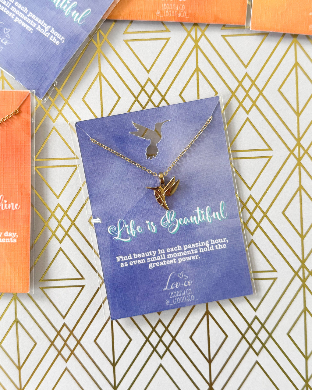Life Is Beautiful Necklace