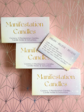 Load image into Gallery viewer, 3 Manifestation Spell Candles in a Box

